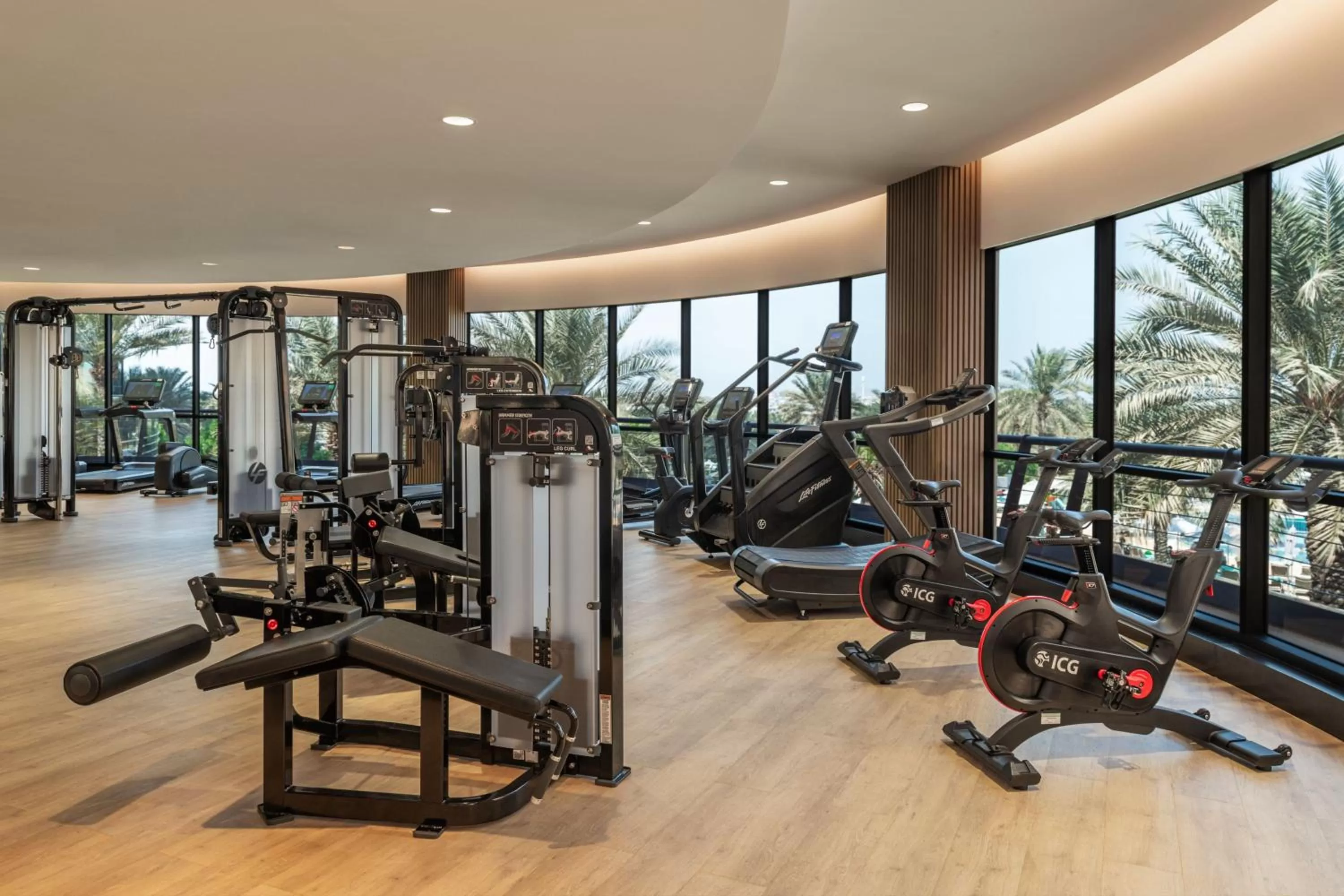 Fitness centre/facilities in Le Royal Meridien Beach Resort & Spa Dubai