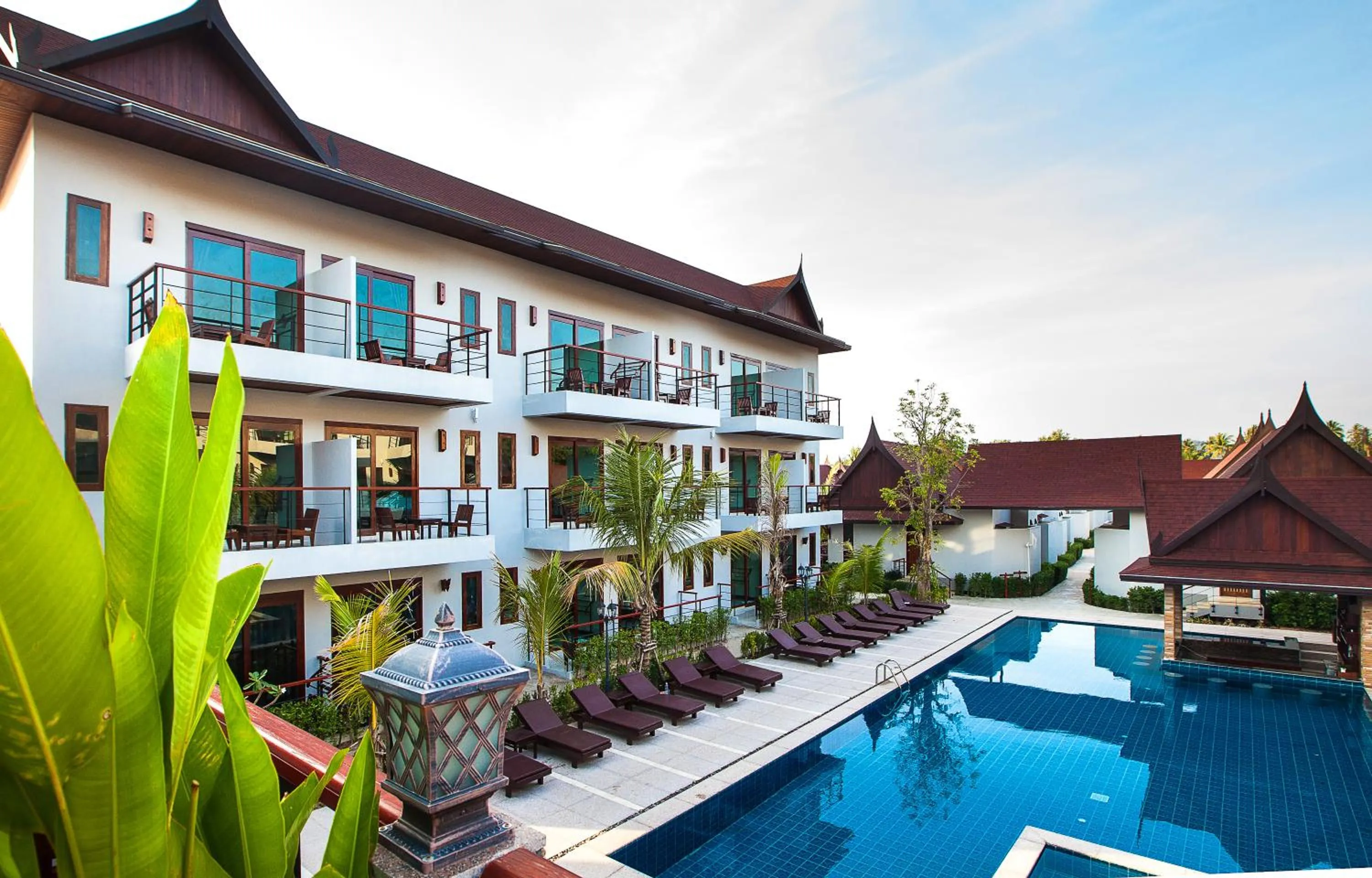 Bird's eye view, Swimming Pool in T-Villa Phuket