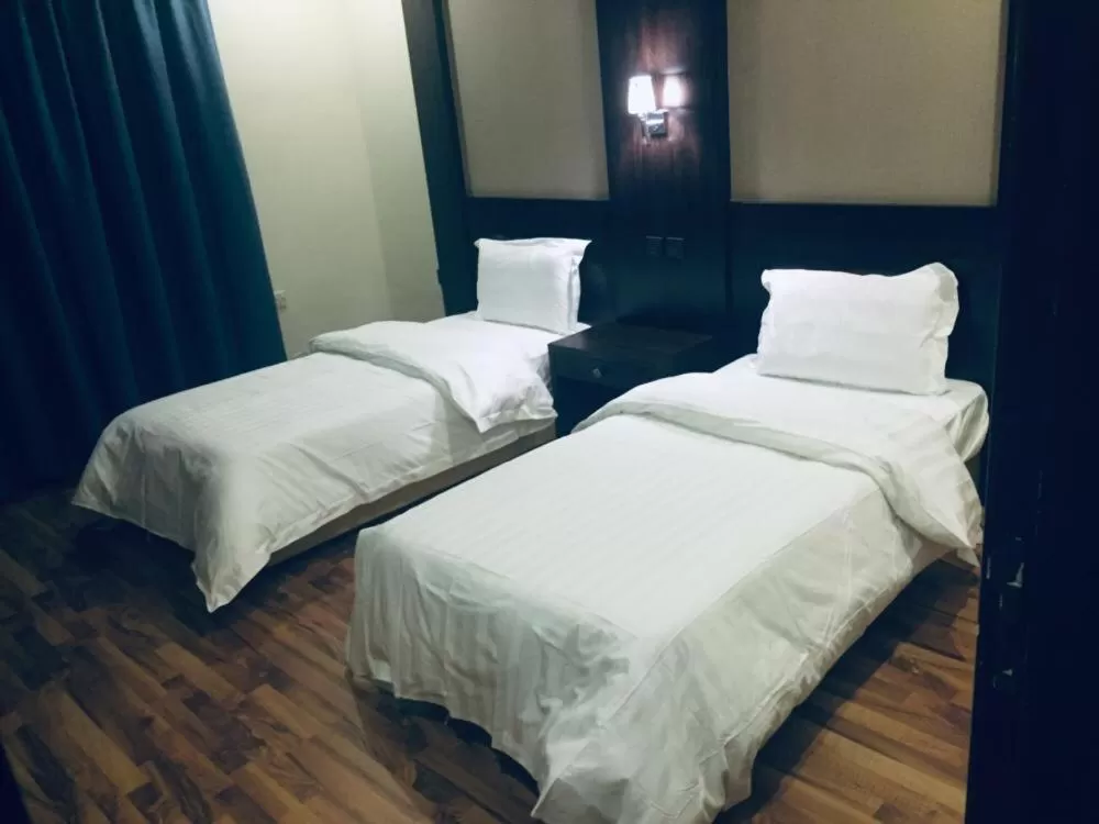 Bed in شقق درر رامه للشقق المخدومة 10