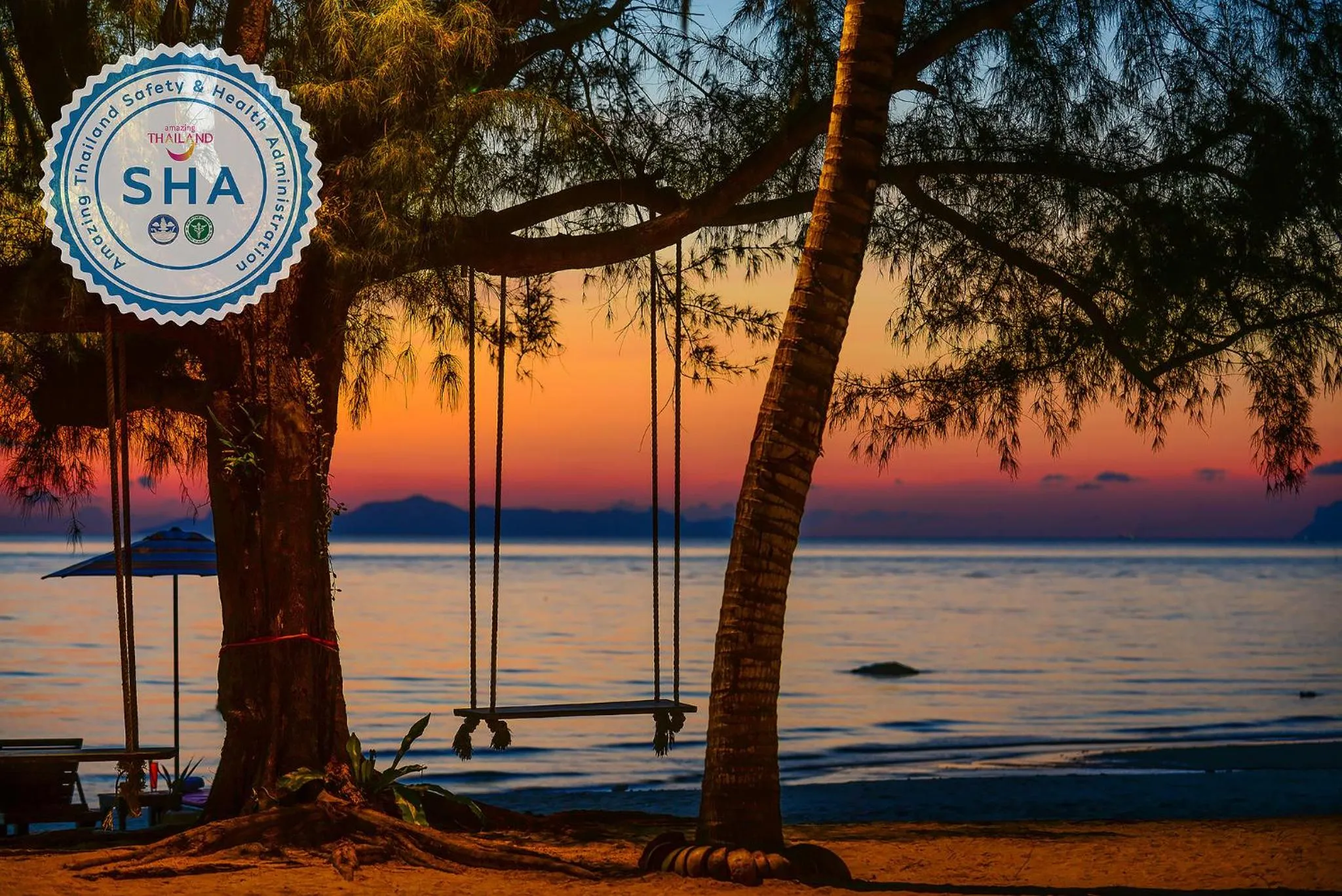 Sunset in Am Samui Resort Taling Ngam