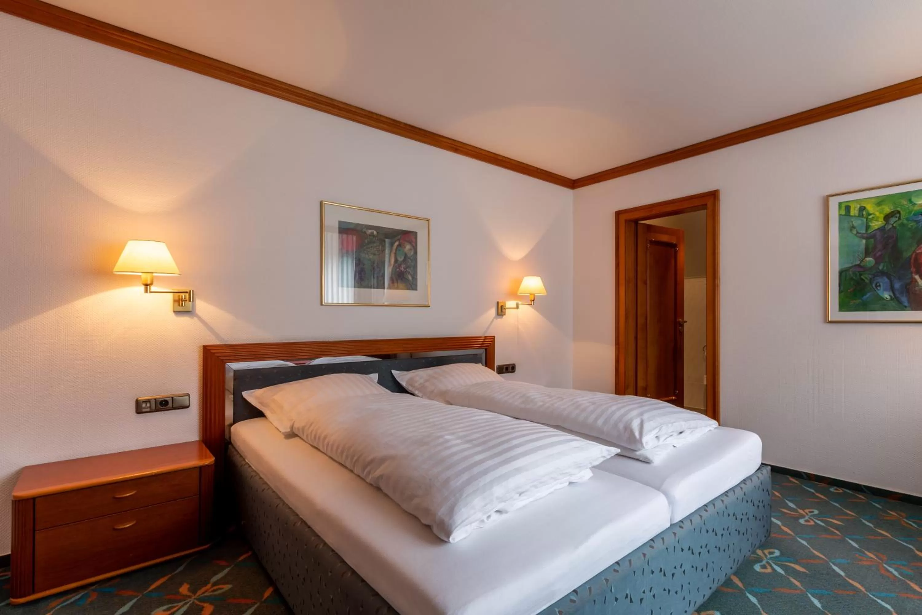 Photo of the whole room, Bed in Hotel Wittekindsquelle