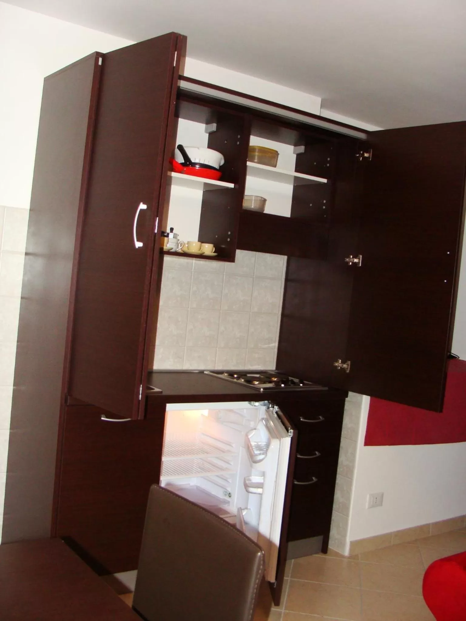 Kitchen or kitchenette in Hotel Star
