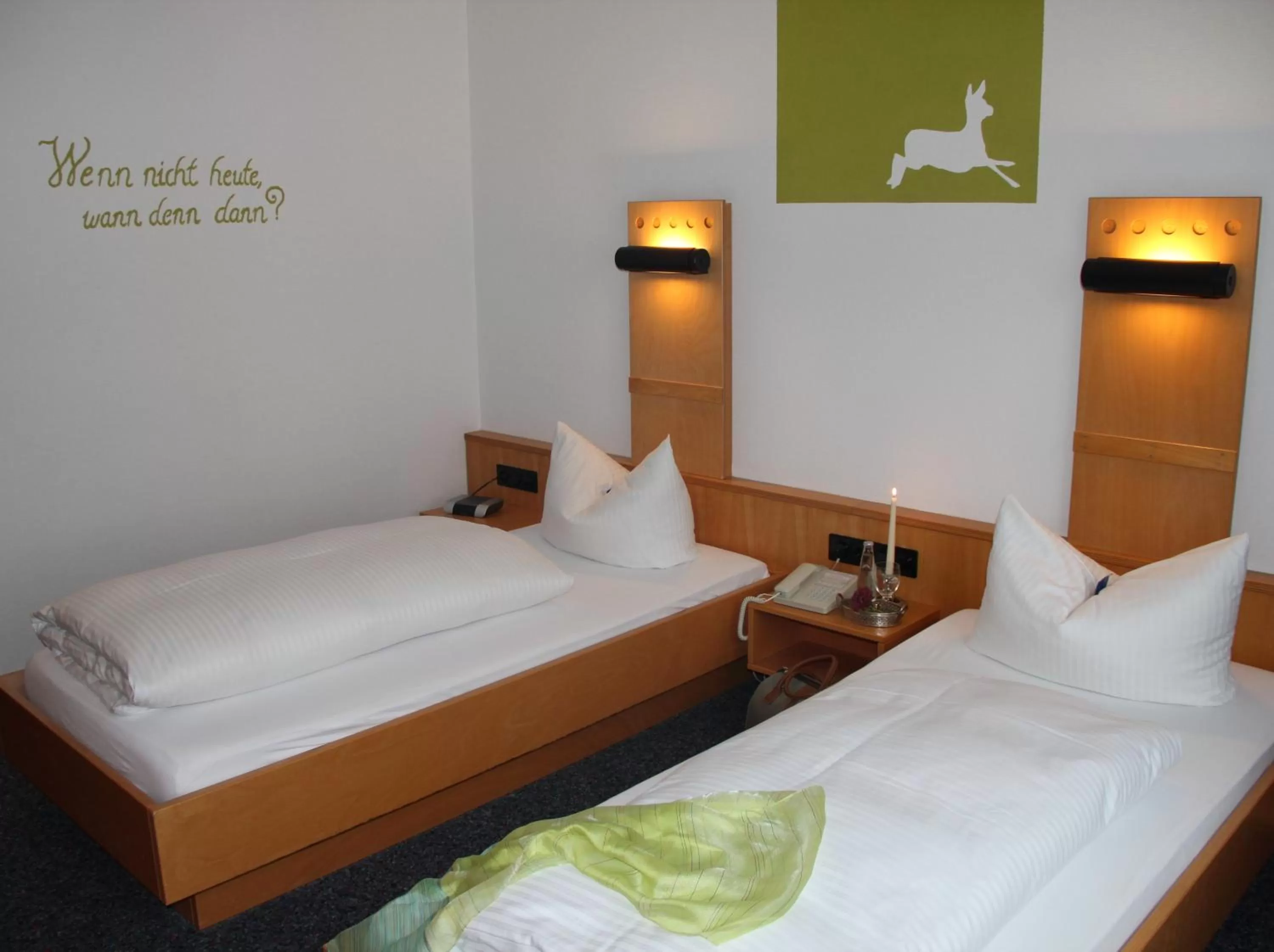 Photo of the whole room, Bed in Hotel Bannwaldsee