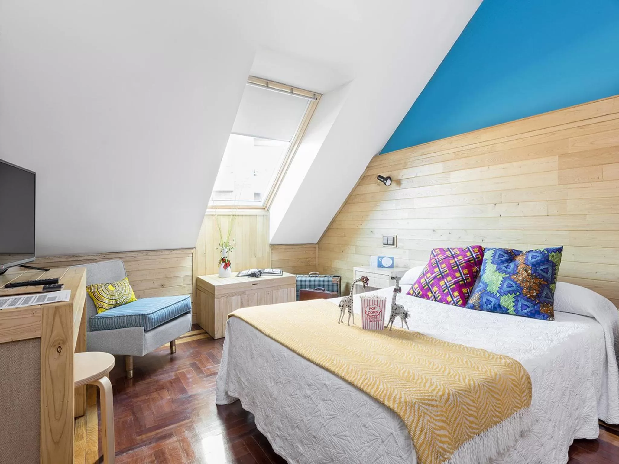 Bed in Hotel San Miguel