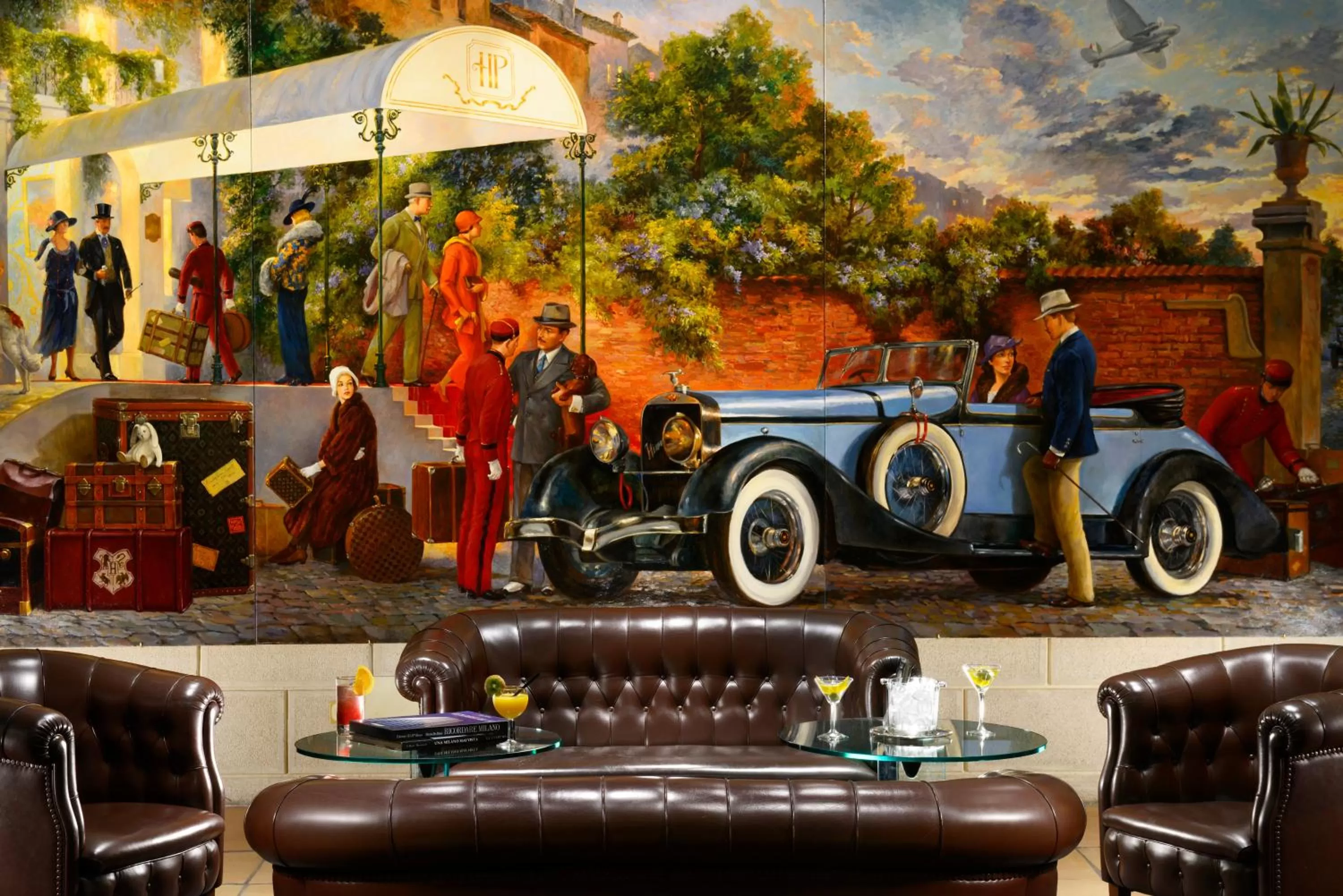 Lobby or reception in Hotel Pierre Milano