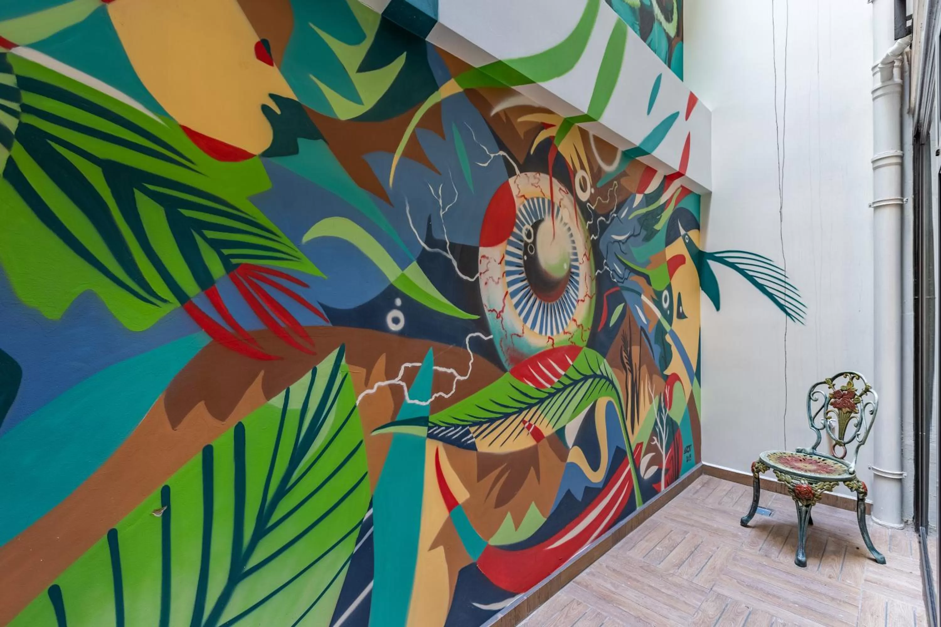 Decorative detail in Villa Pera Suite Hotel