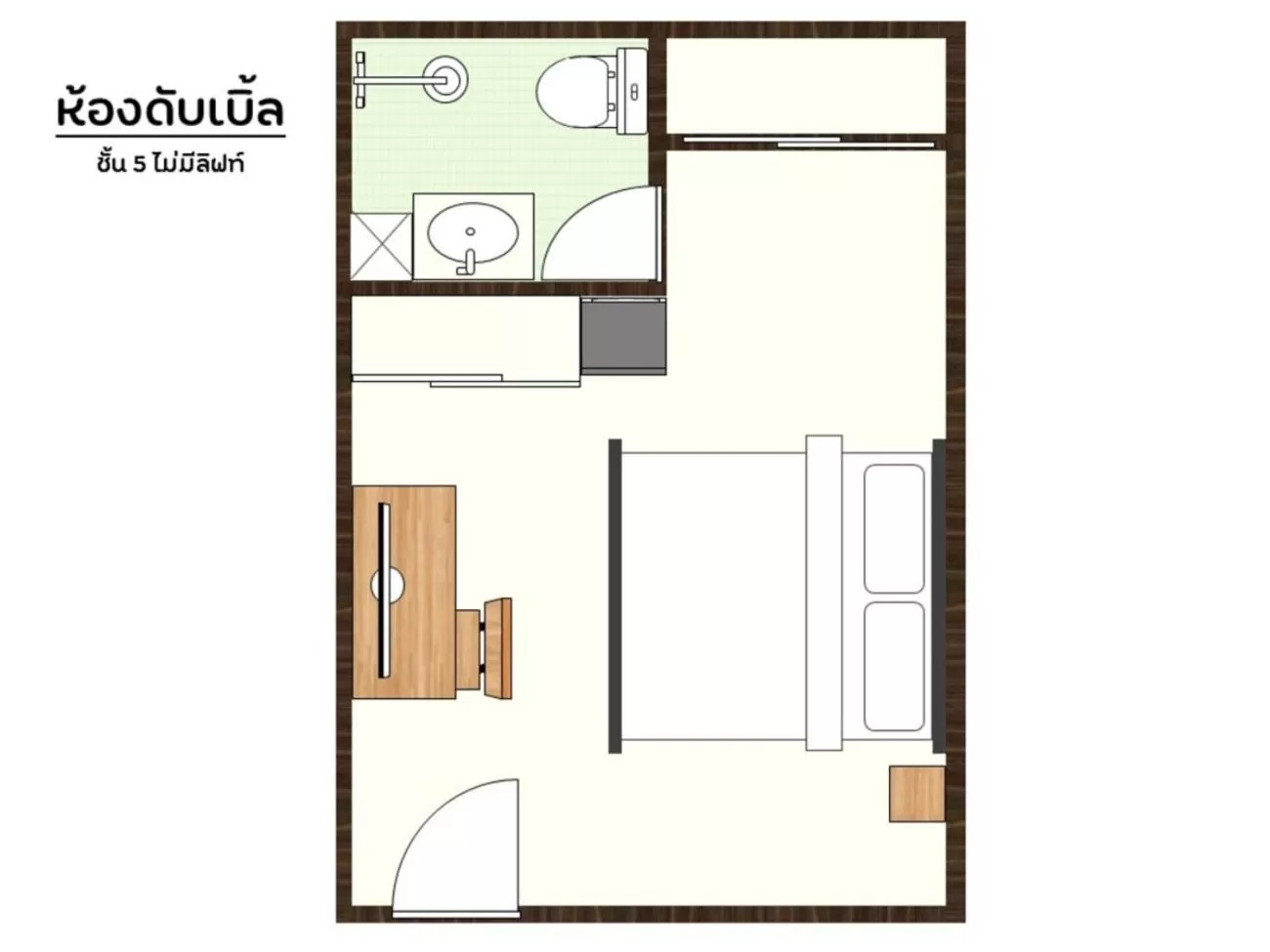 Floor plan in Don Muang Hotel