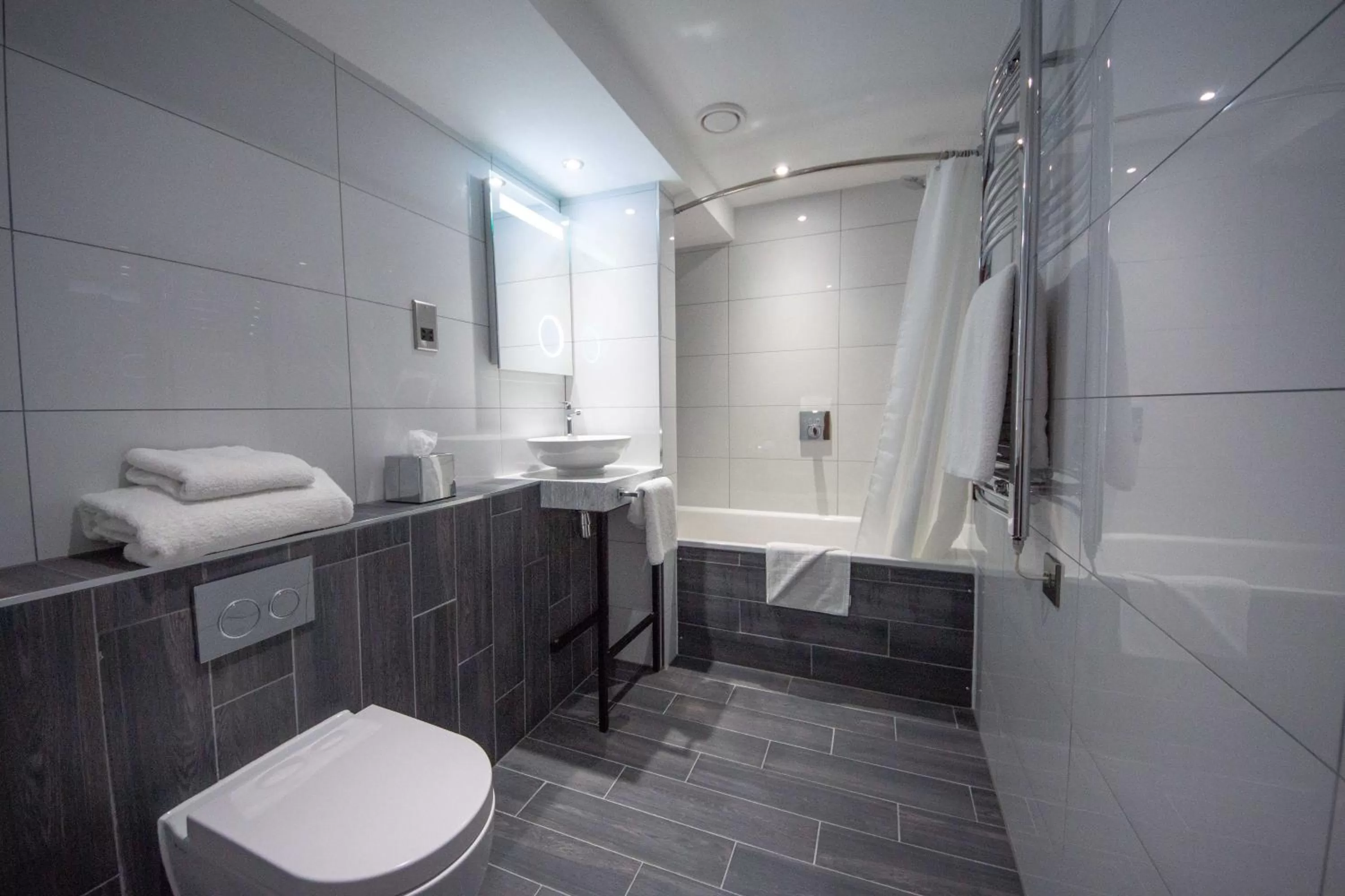 Shower in Best Western Abbots Barton Hotel