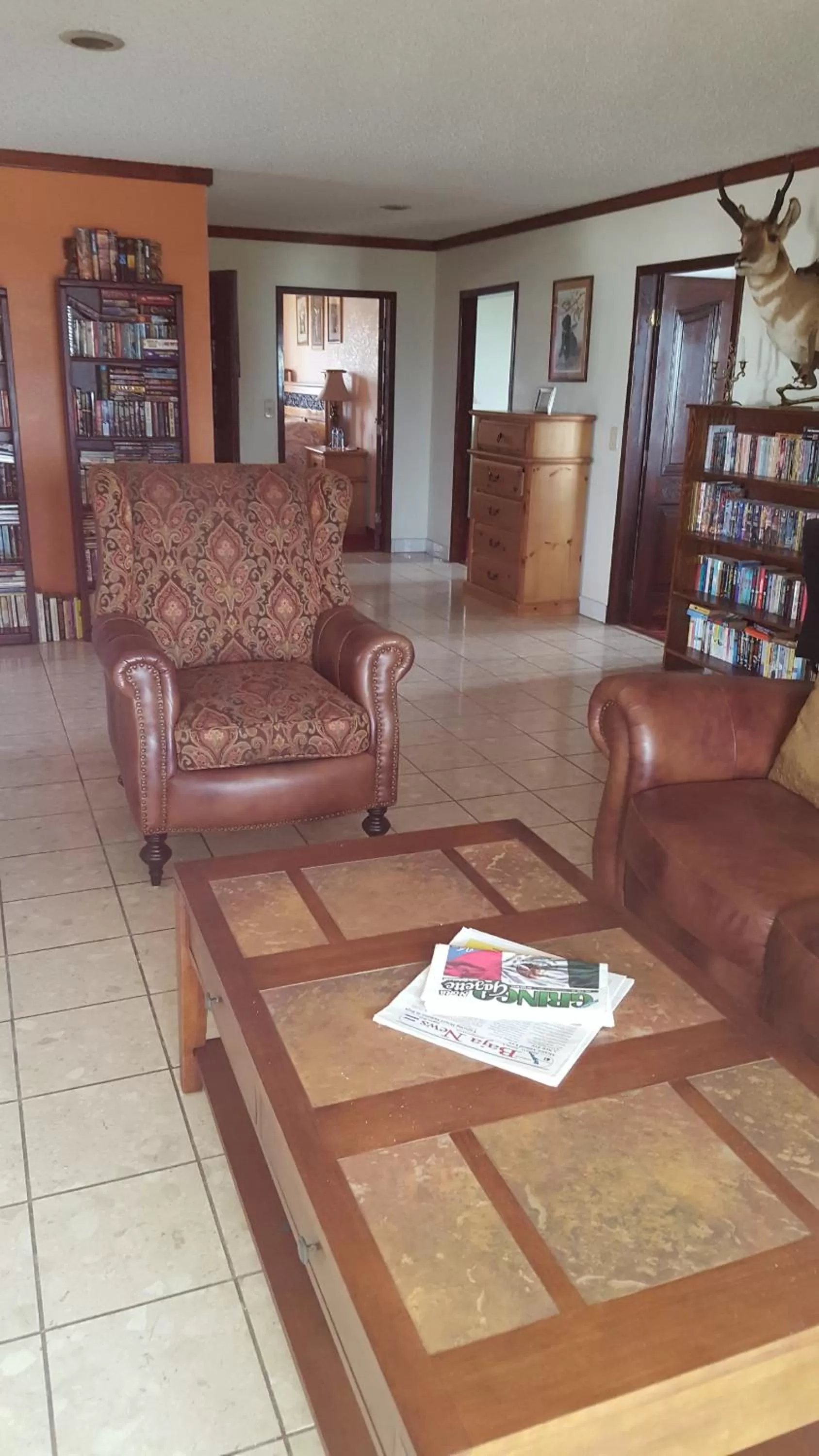 Library in Playa Hermosa Inn at the beach