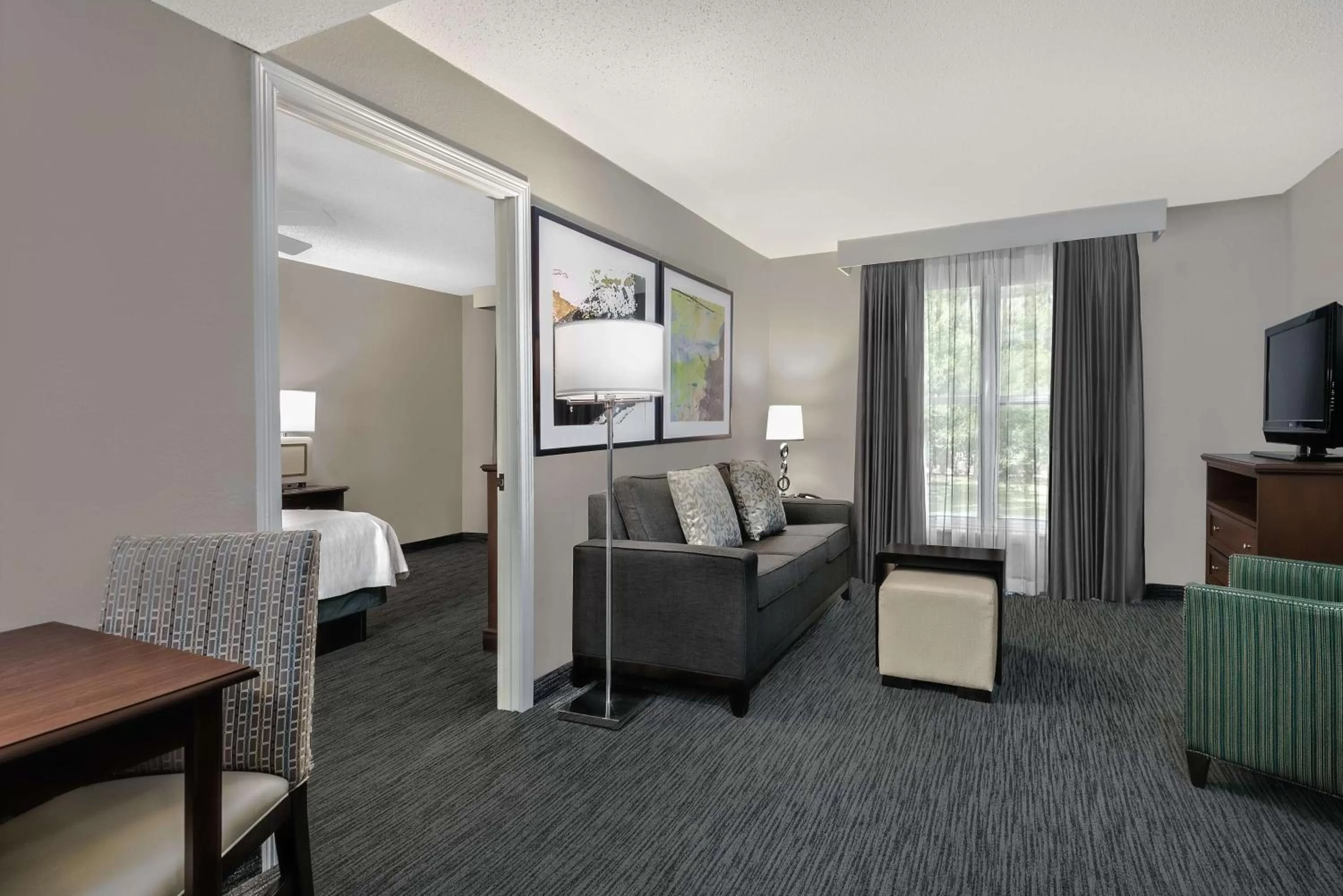 Living room in Homewood Suites by Hilton Houston-Clear Lake