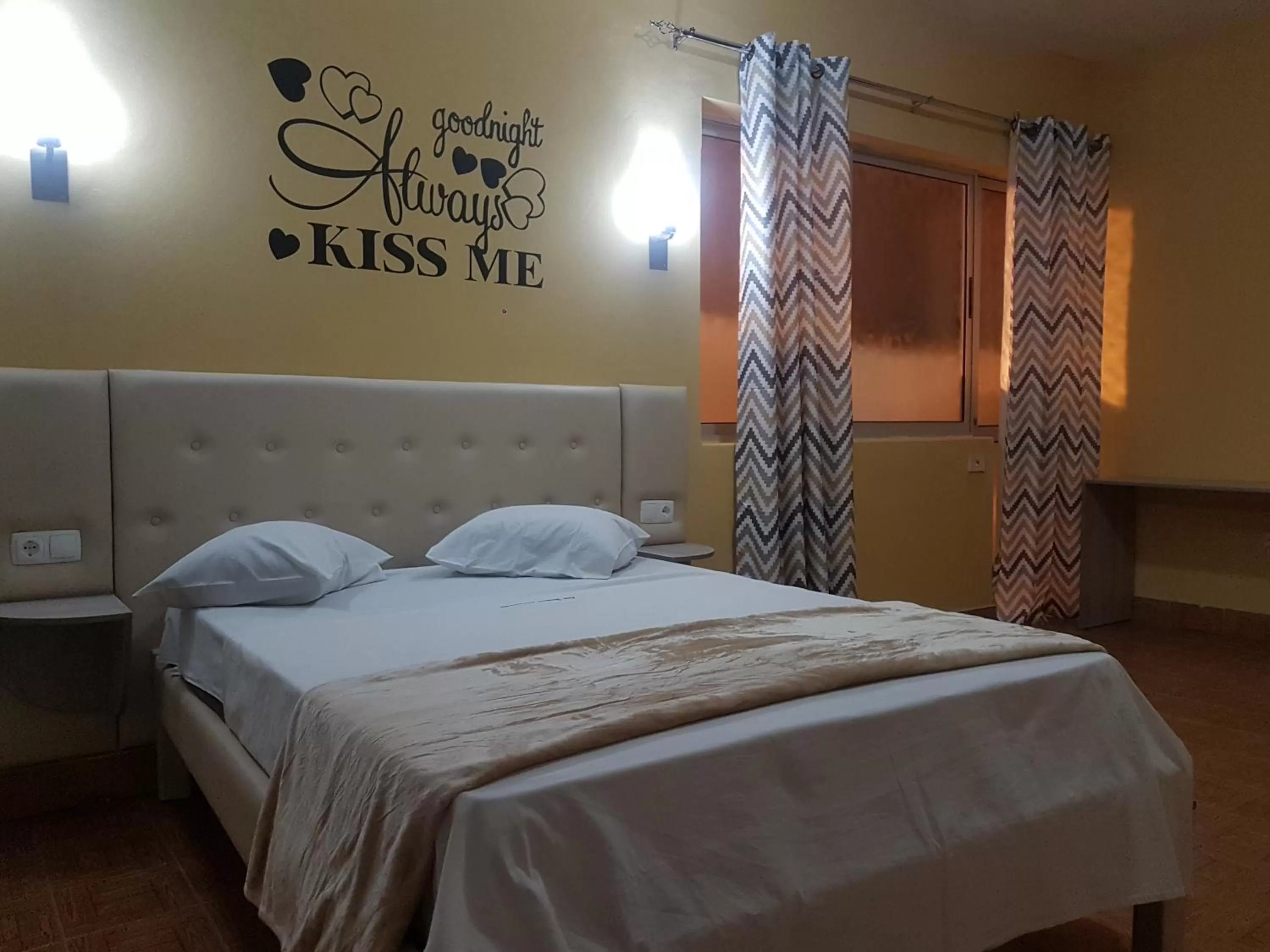 Bed in Pensão Asa Branca