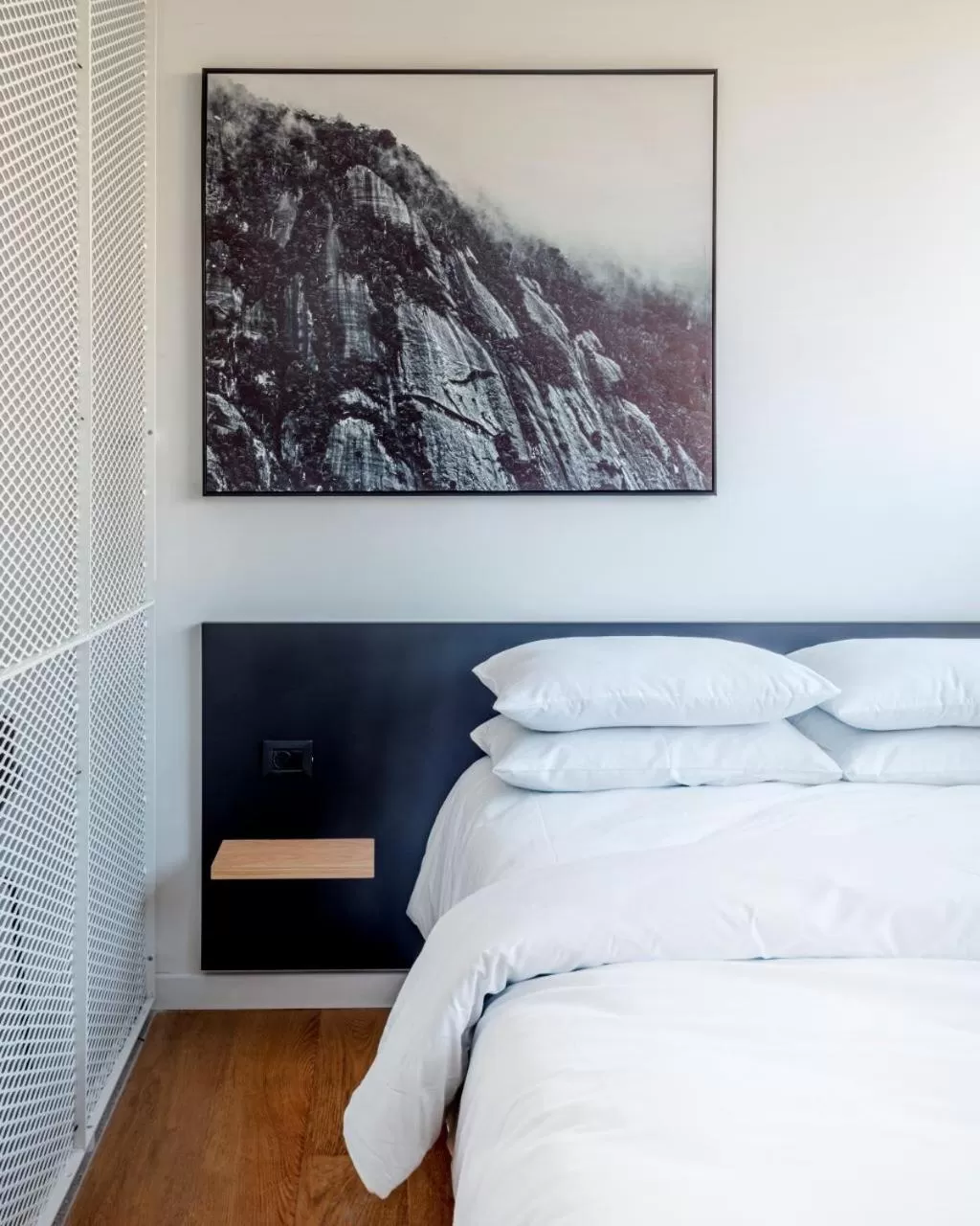 Bed in DeBlox living - Ben Avigdor Apartments