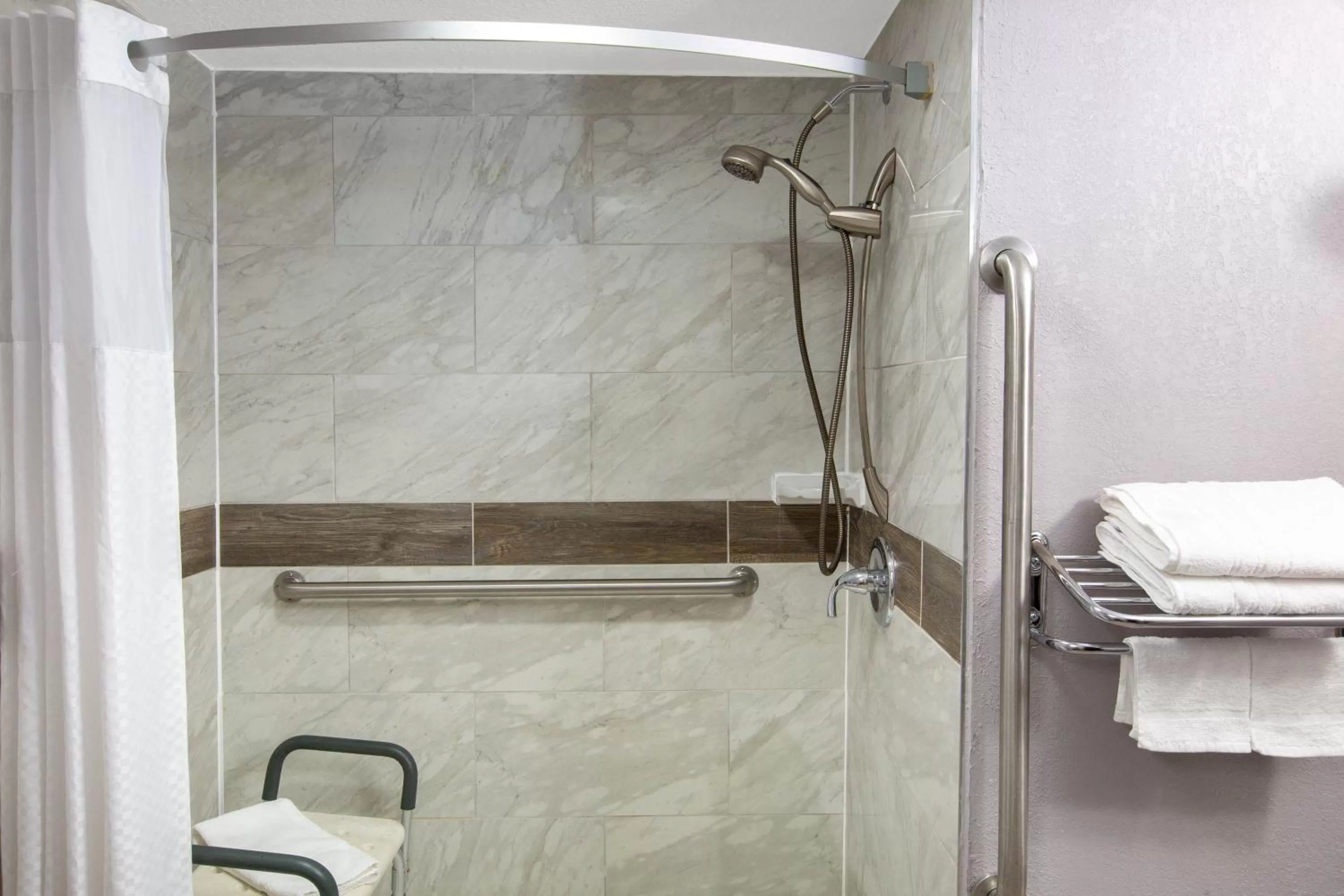 Shower in Super 8 by Wyndham Malvern