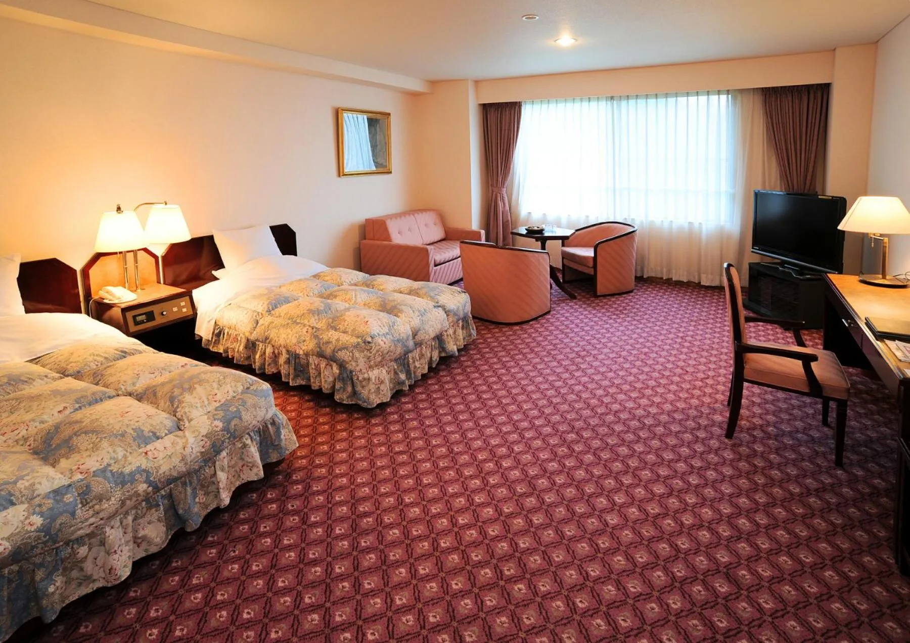 Bed in Yuzawa Toei Hotel