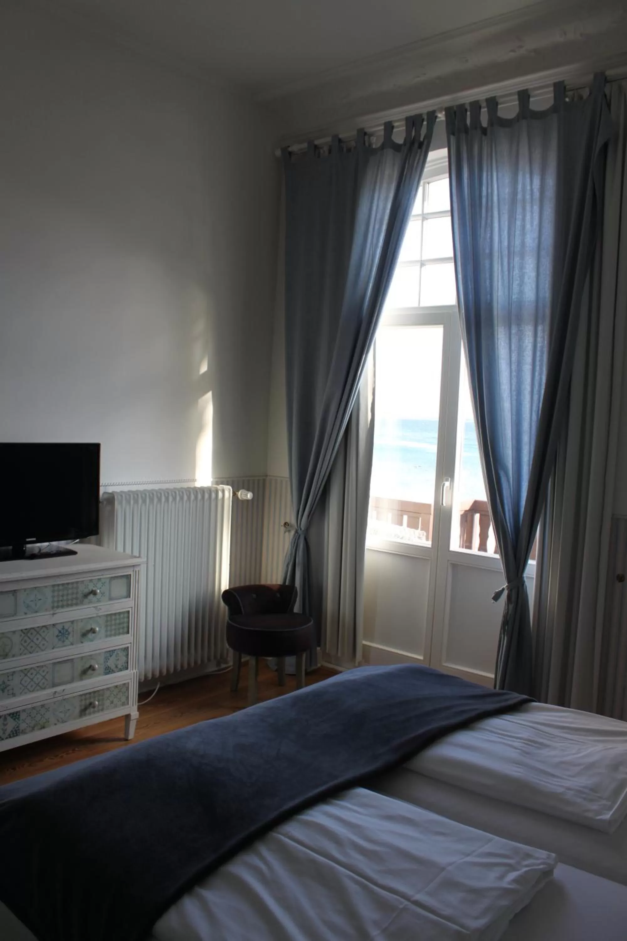 Doppelzimmer Meerblick und Balkon in Lieblingsplatz Hotel Strandperle