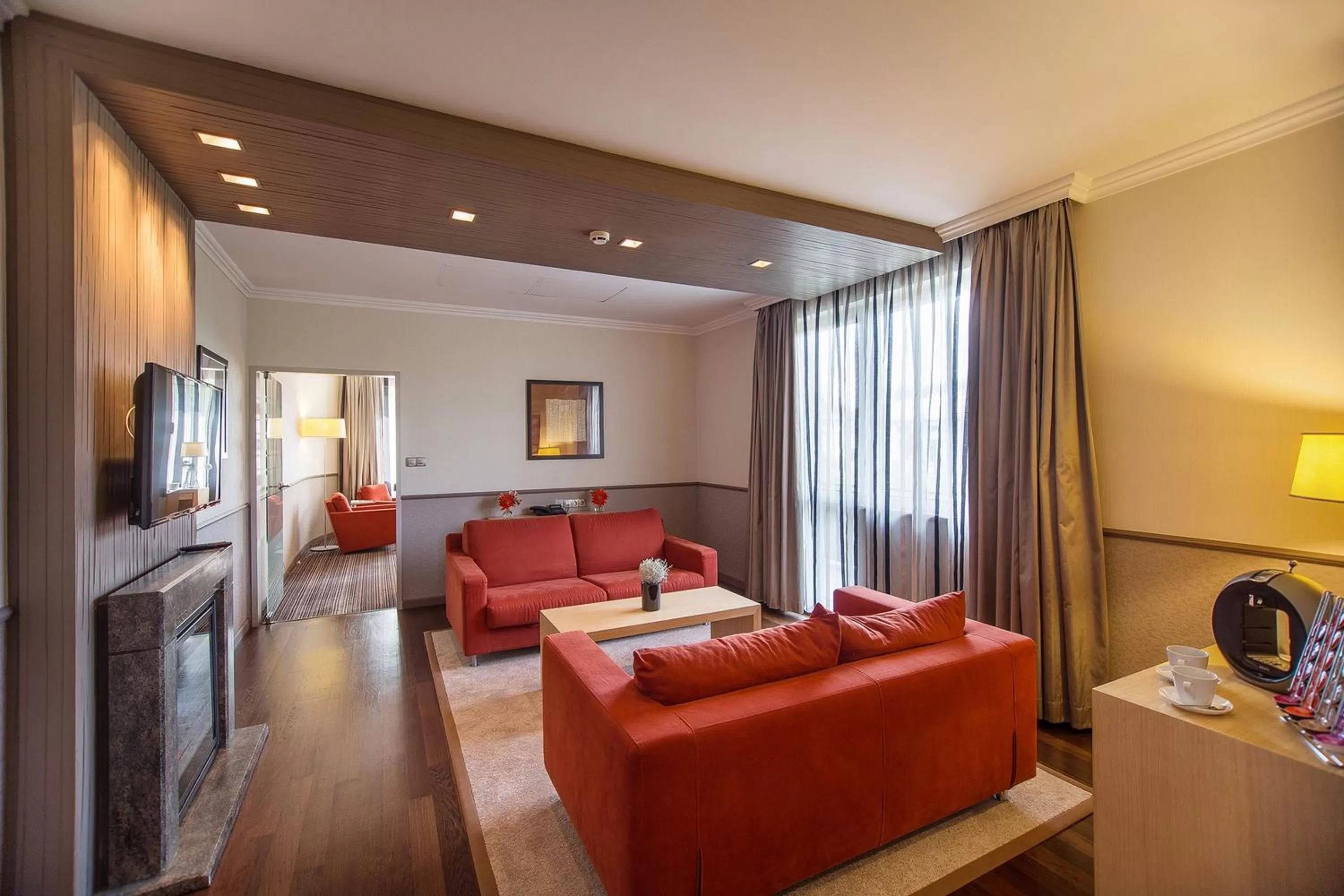 Seating area in Mamaison Hotel Andrassy Budapest