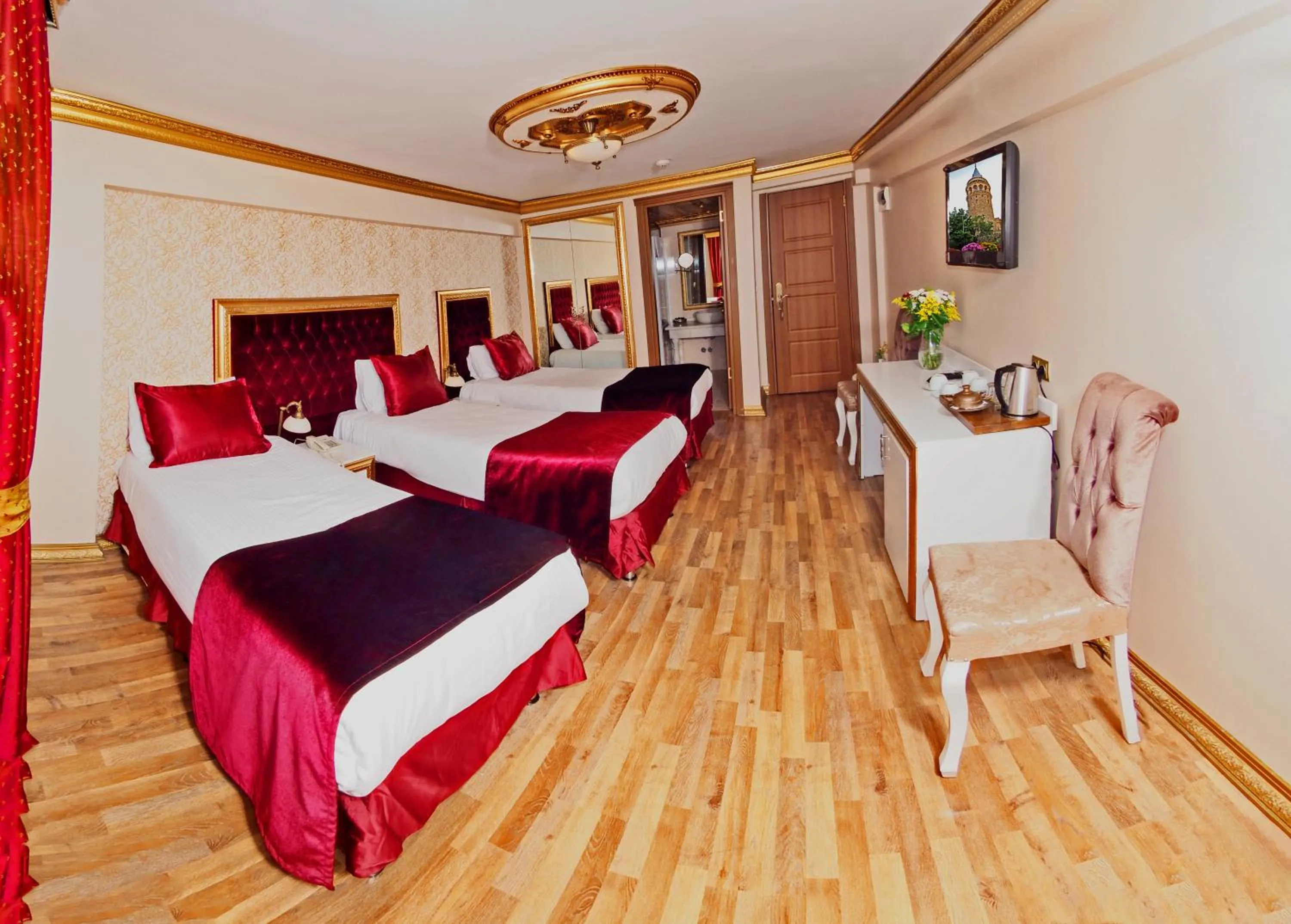 Bed in Marmara Deluxe Hotel
