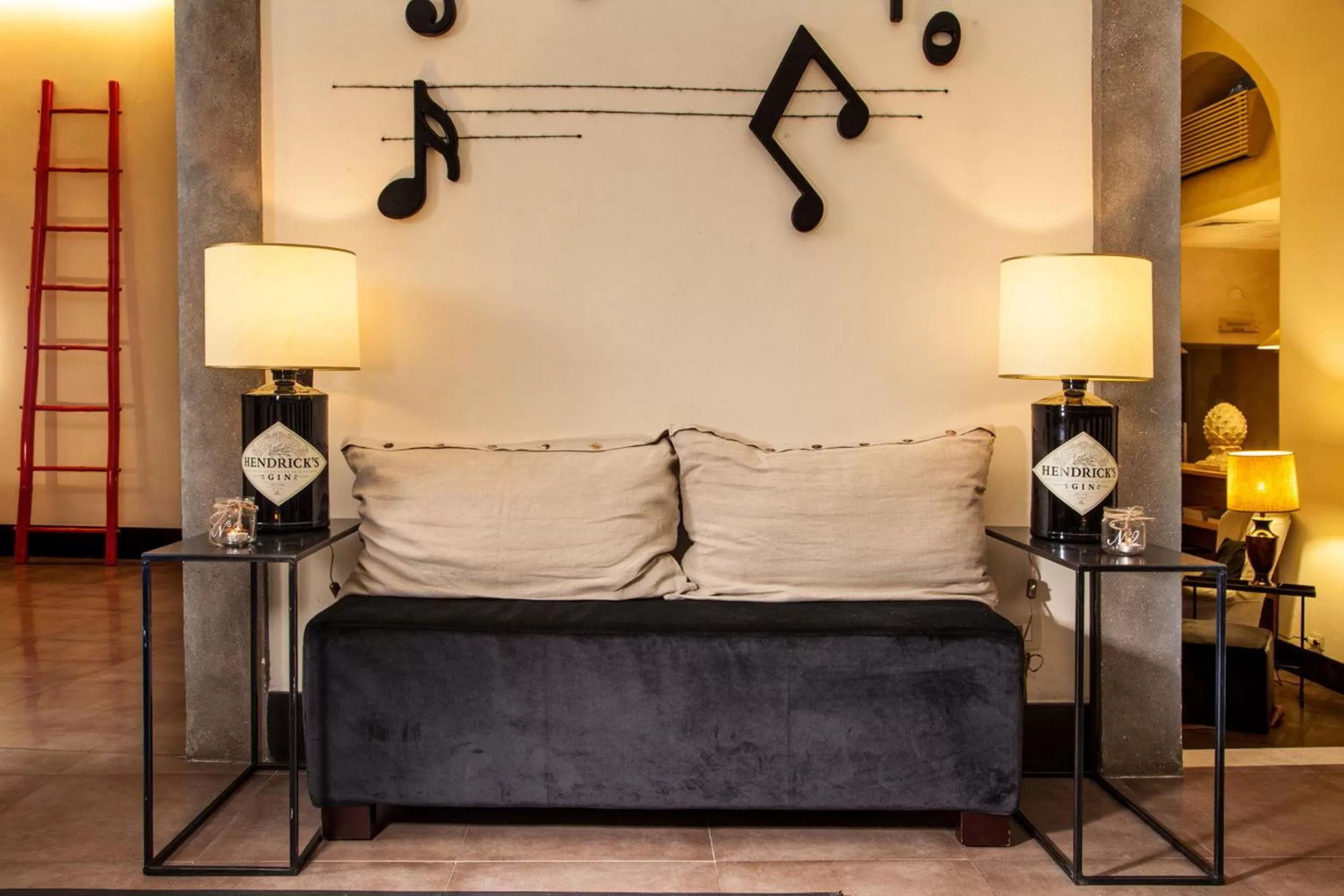 Decorative detail in Hotel Adriano