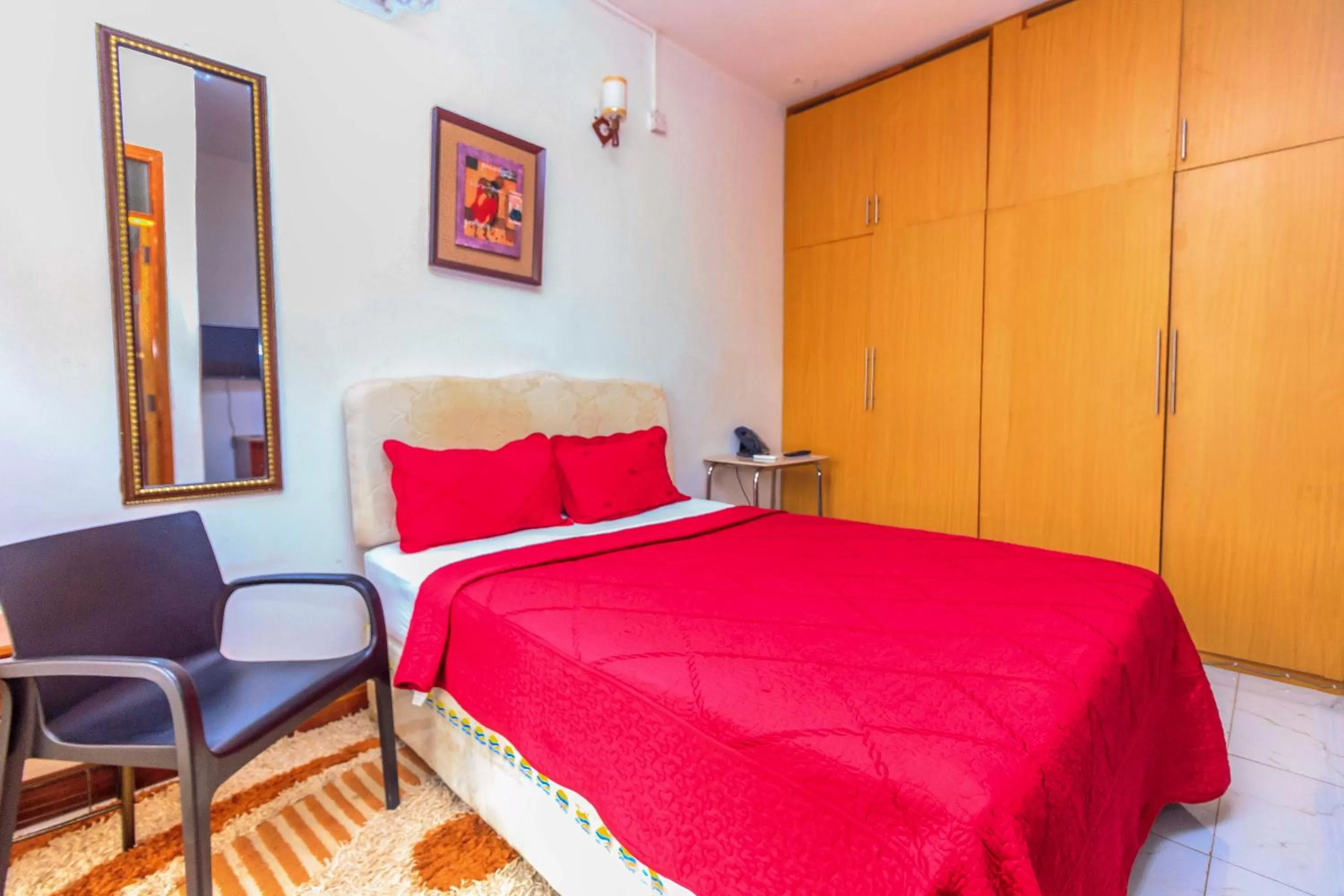 Bed in Frontiers Hotel & Conference Entebbe