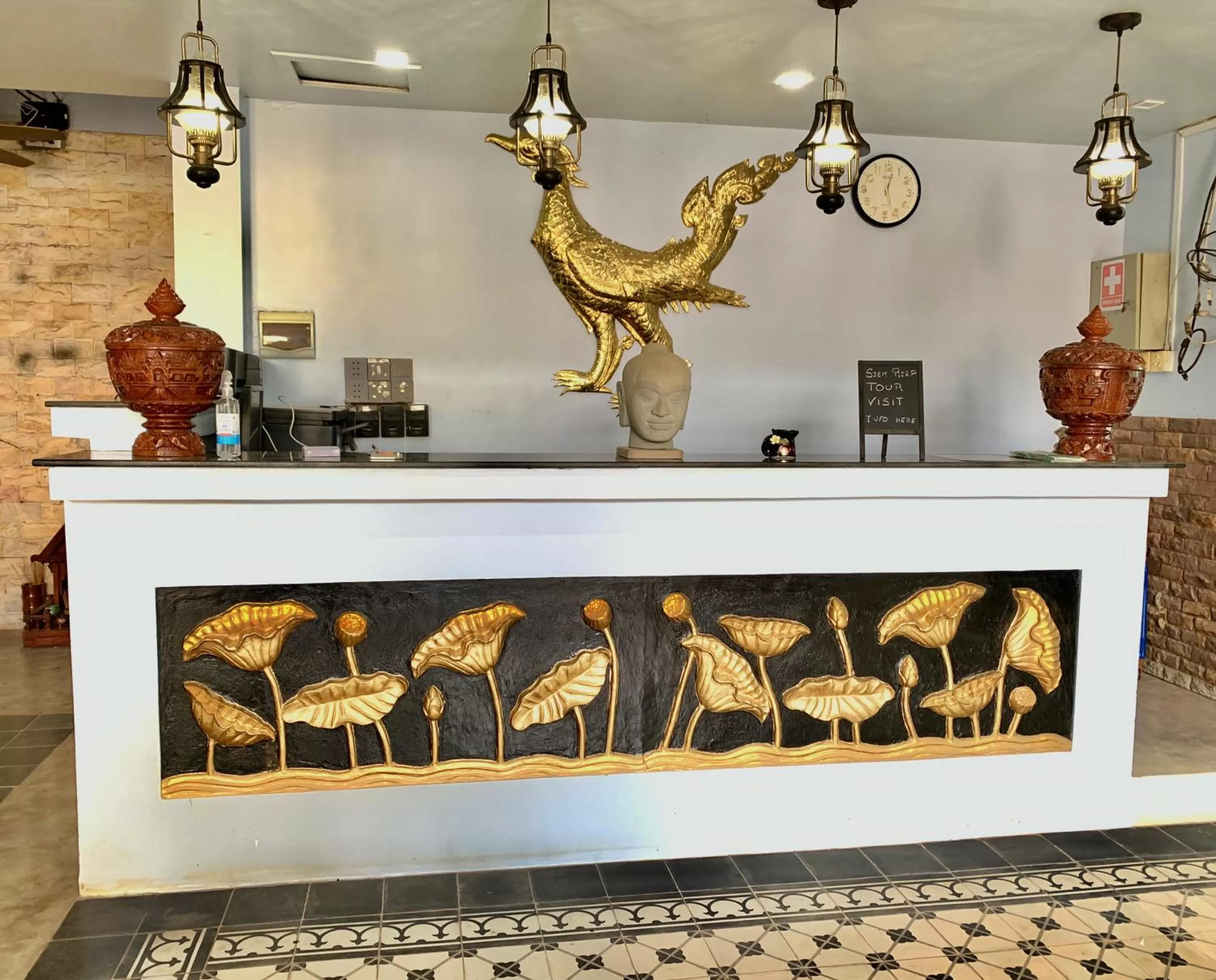 Lobby or reception in The Five Senses Boutique Hotel