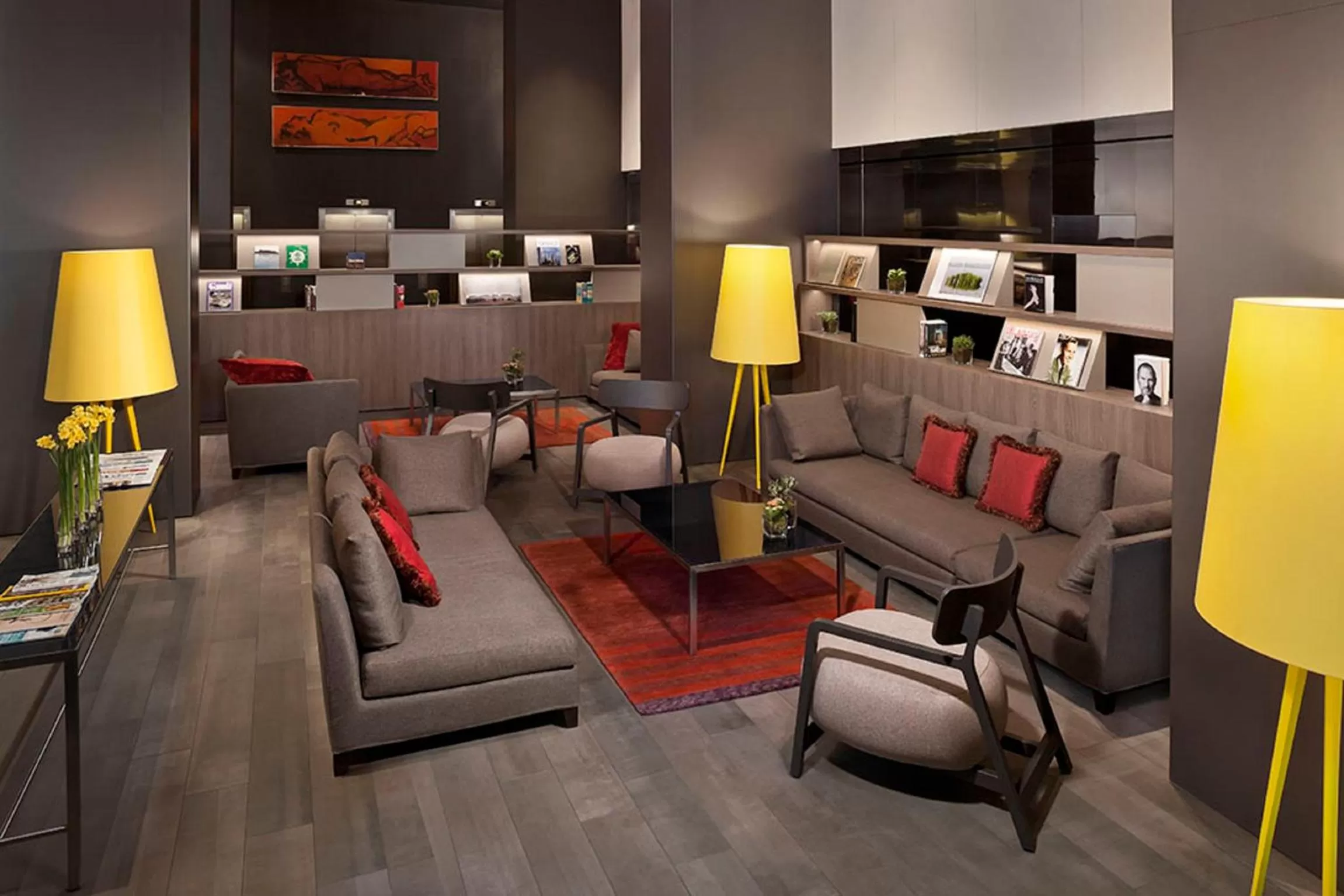 Communal lounge/ TV room in Melia Barcelona Sky 4* Sup