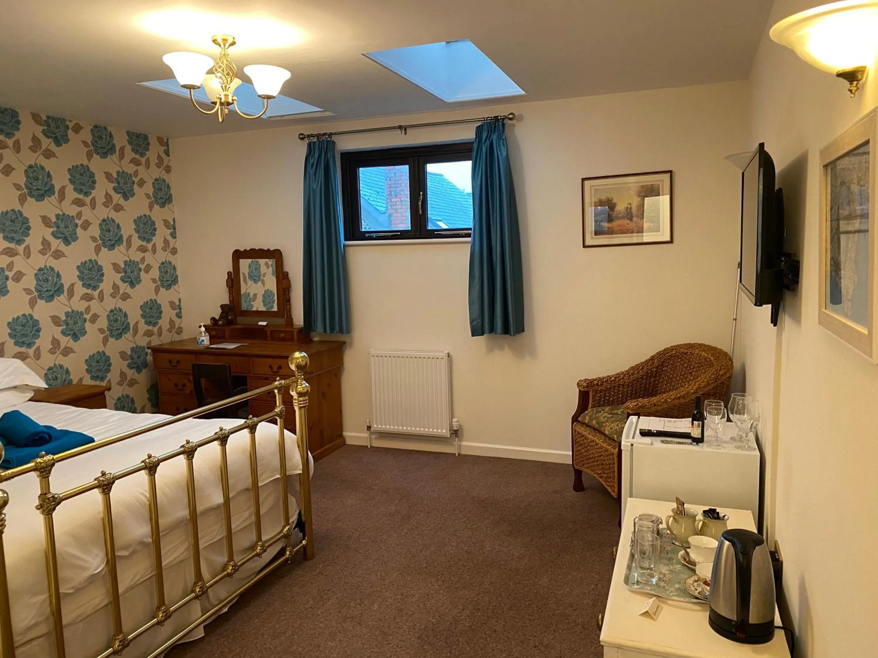 Bedroom, Bed in Station House, Dartmoor and Coast located, Village centre Hotel
