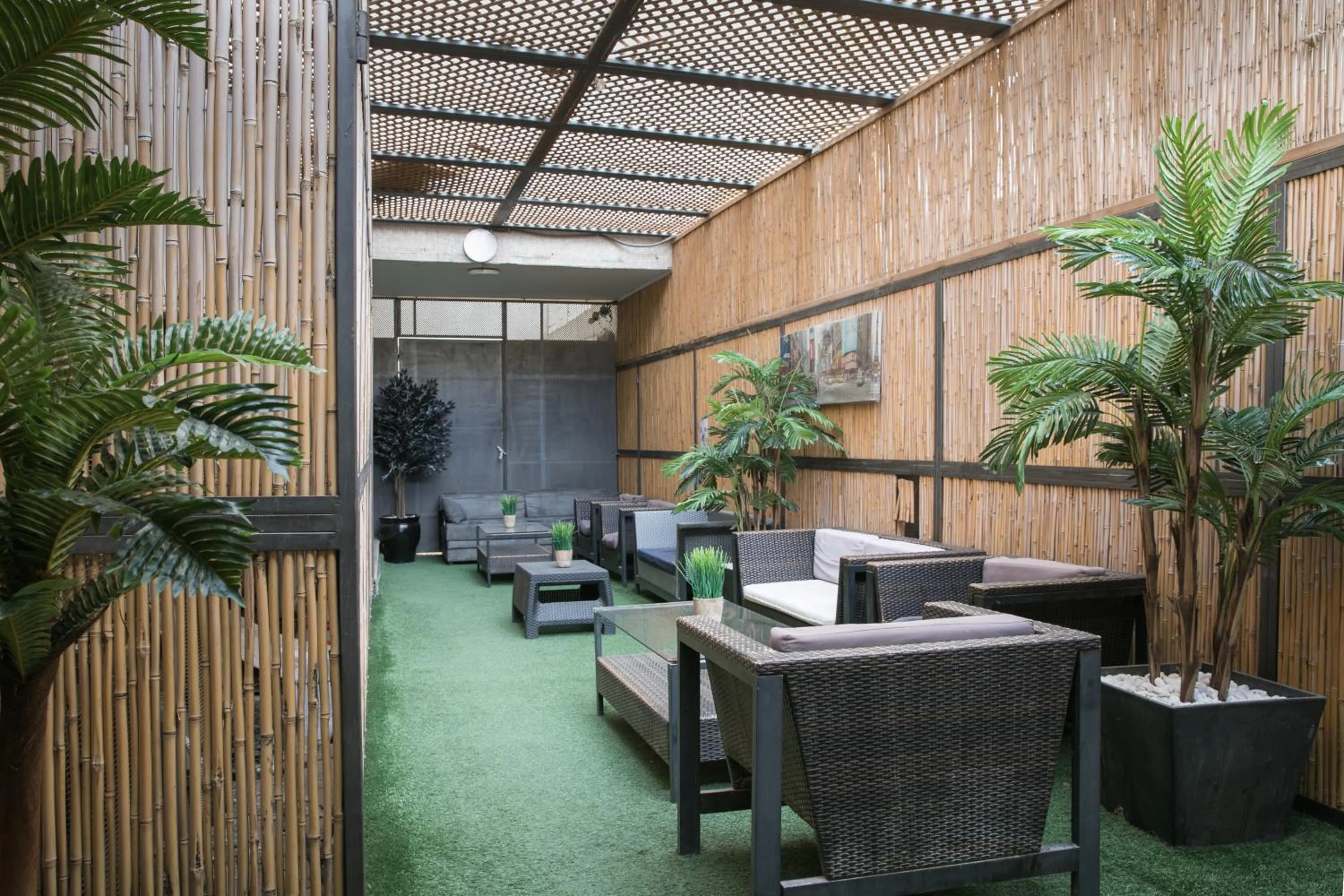 Patio in Rich Luxury Suites