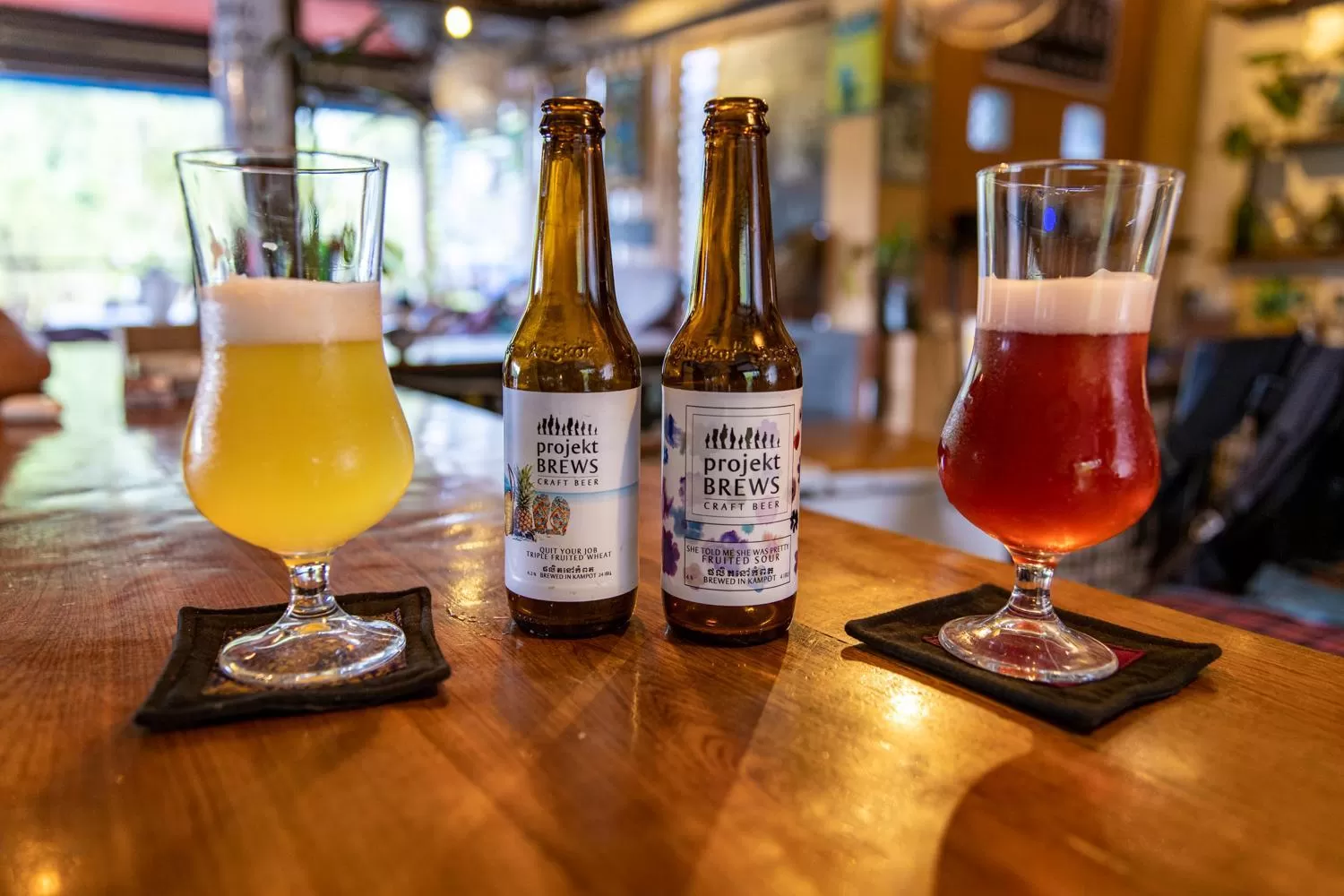 Lounge or bar in Kampot Cabana