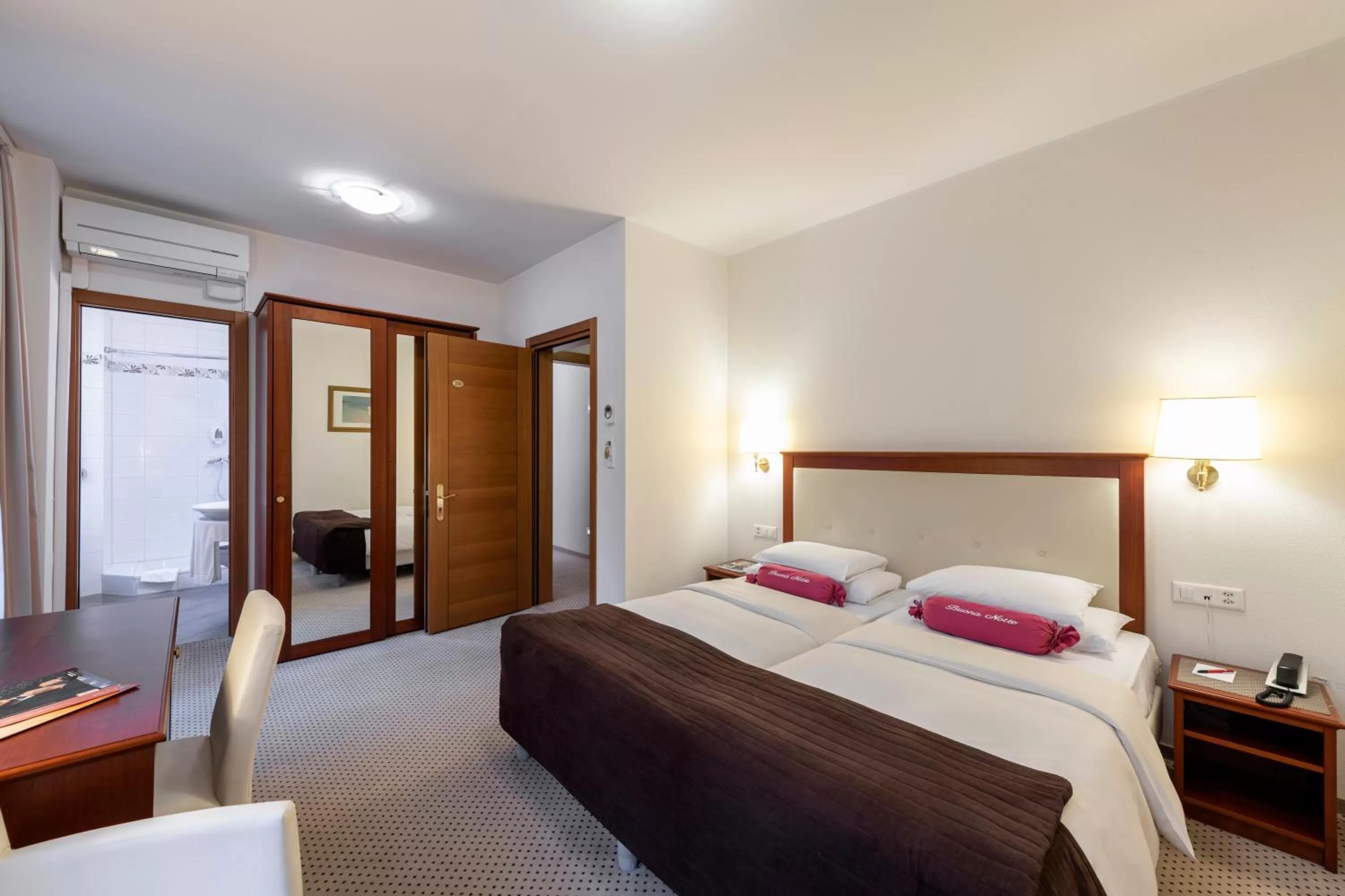 Bed in Hotel Federale