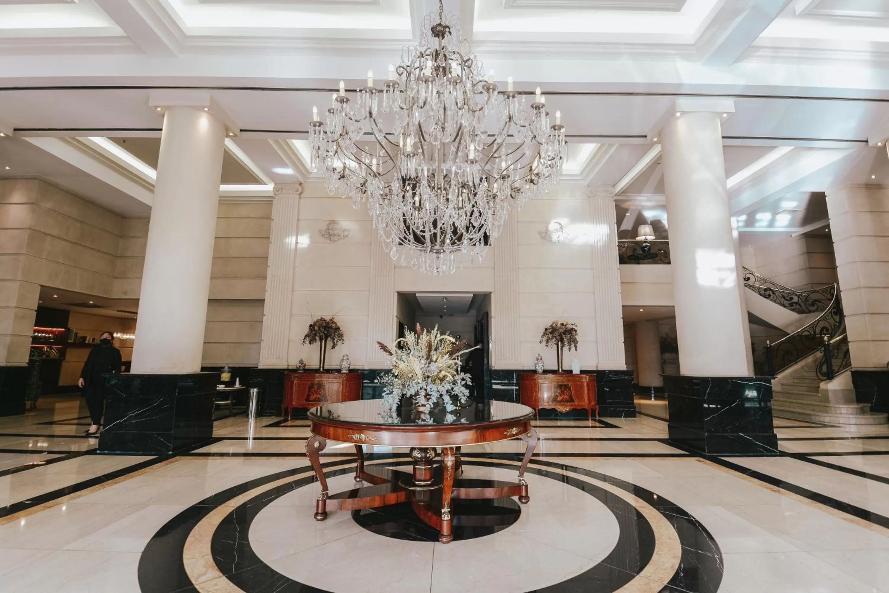 Lobby or reception in DiplomaticHotel