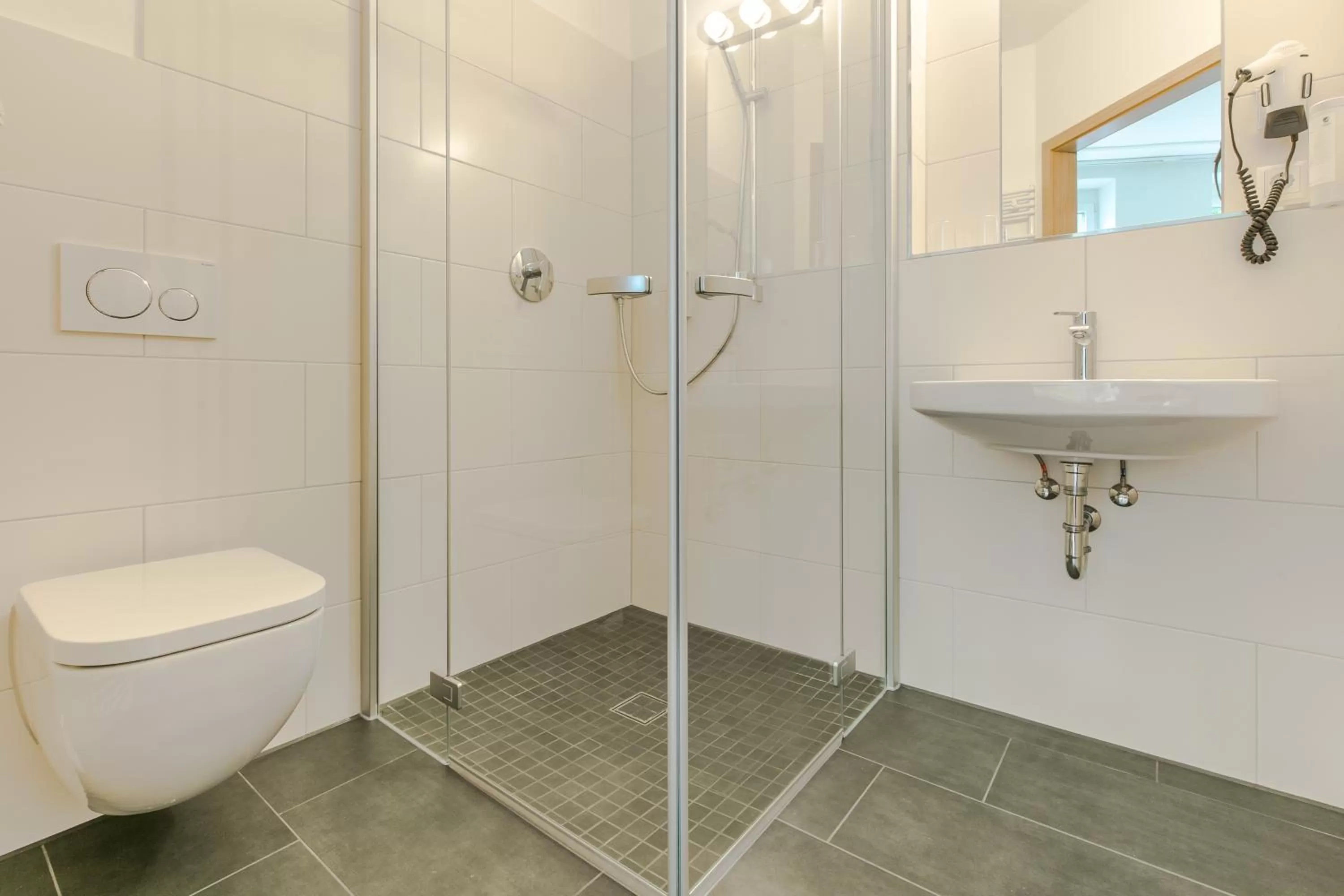 Shower in Hotel Johnsburg