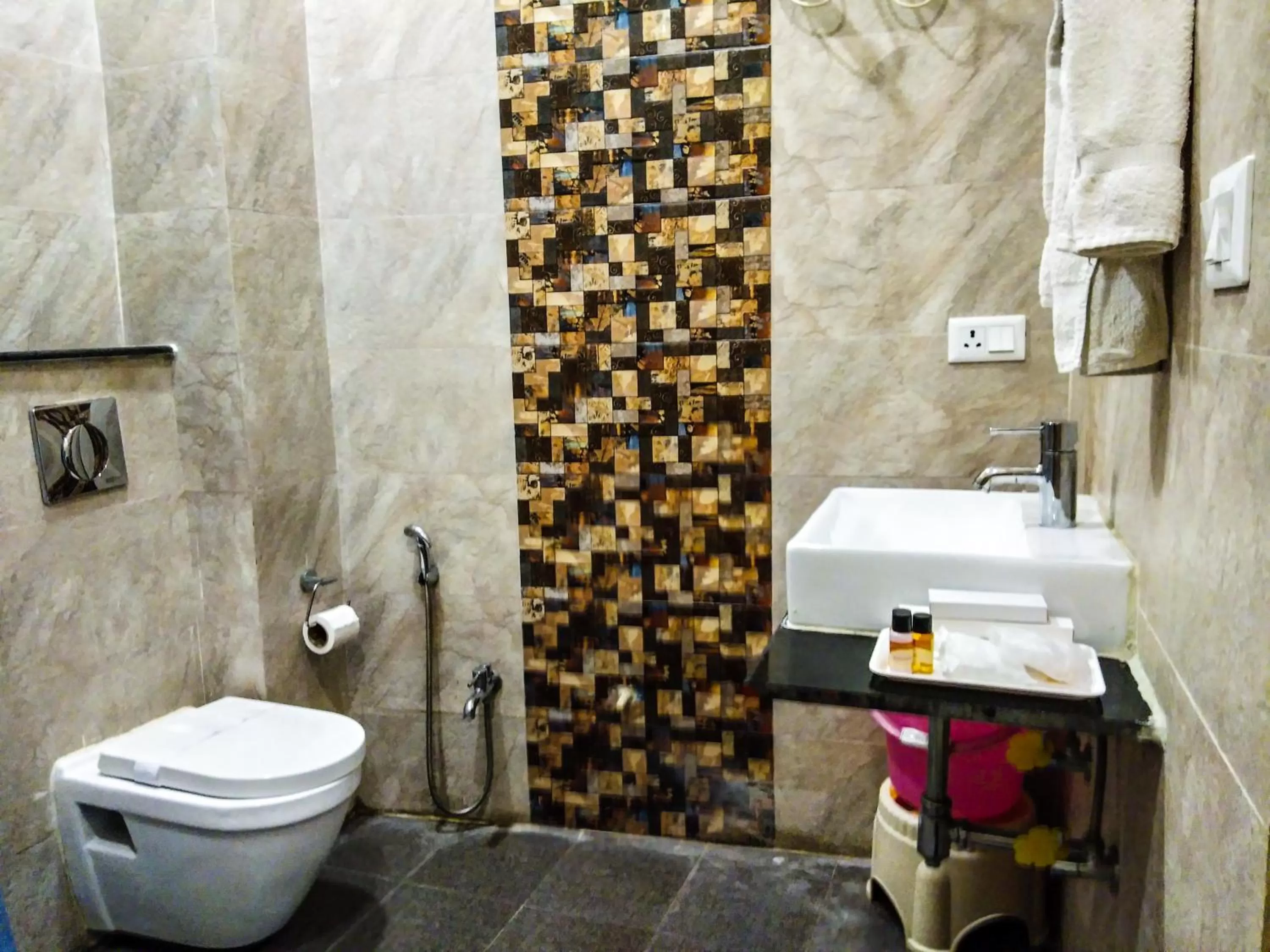 Toilet, Bathroom in Dwivedi Hotels Sri Omkar Palace