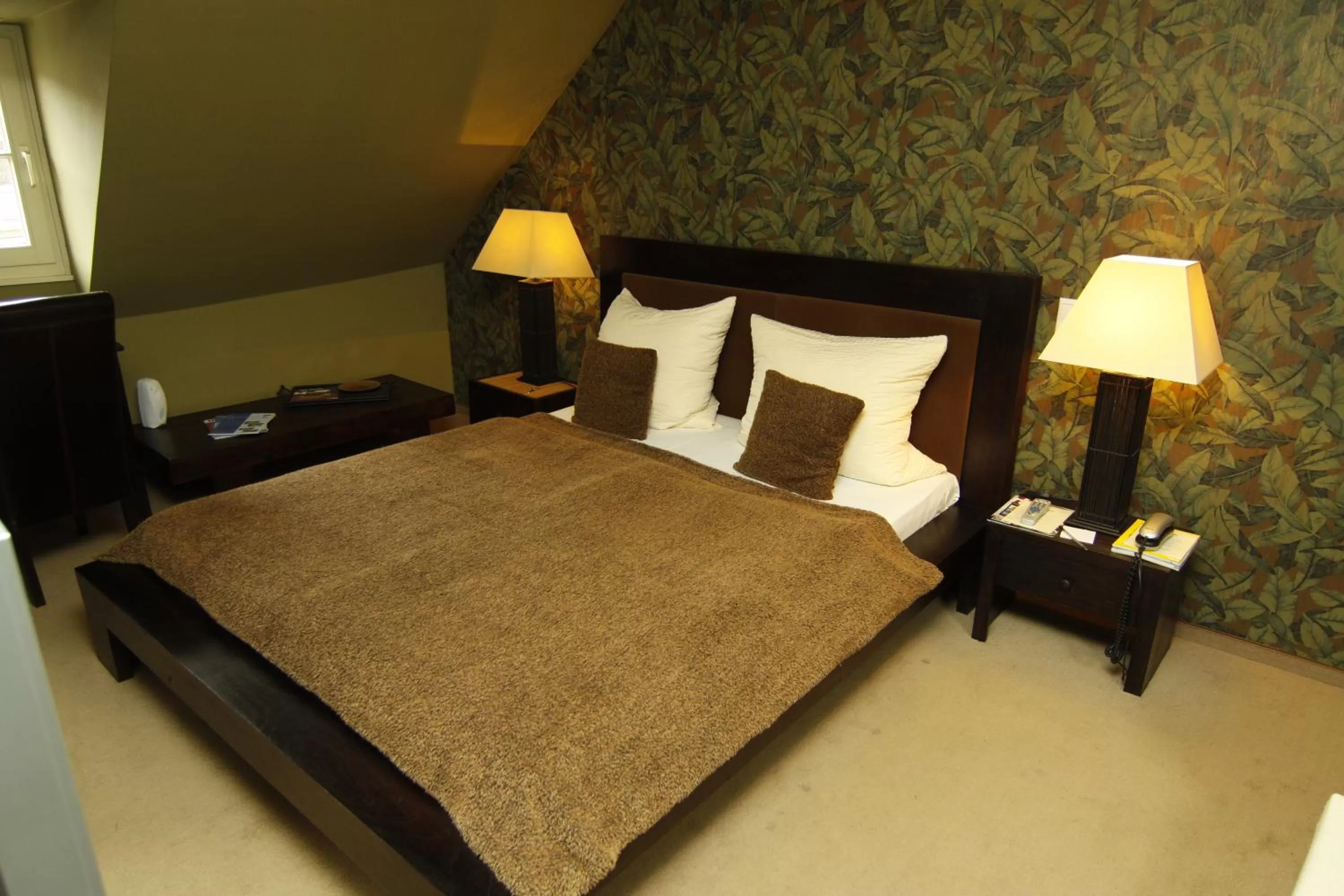 Bed in Art Hotel Neckar