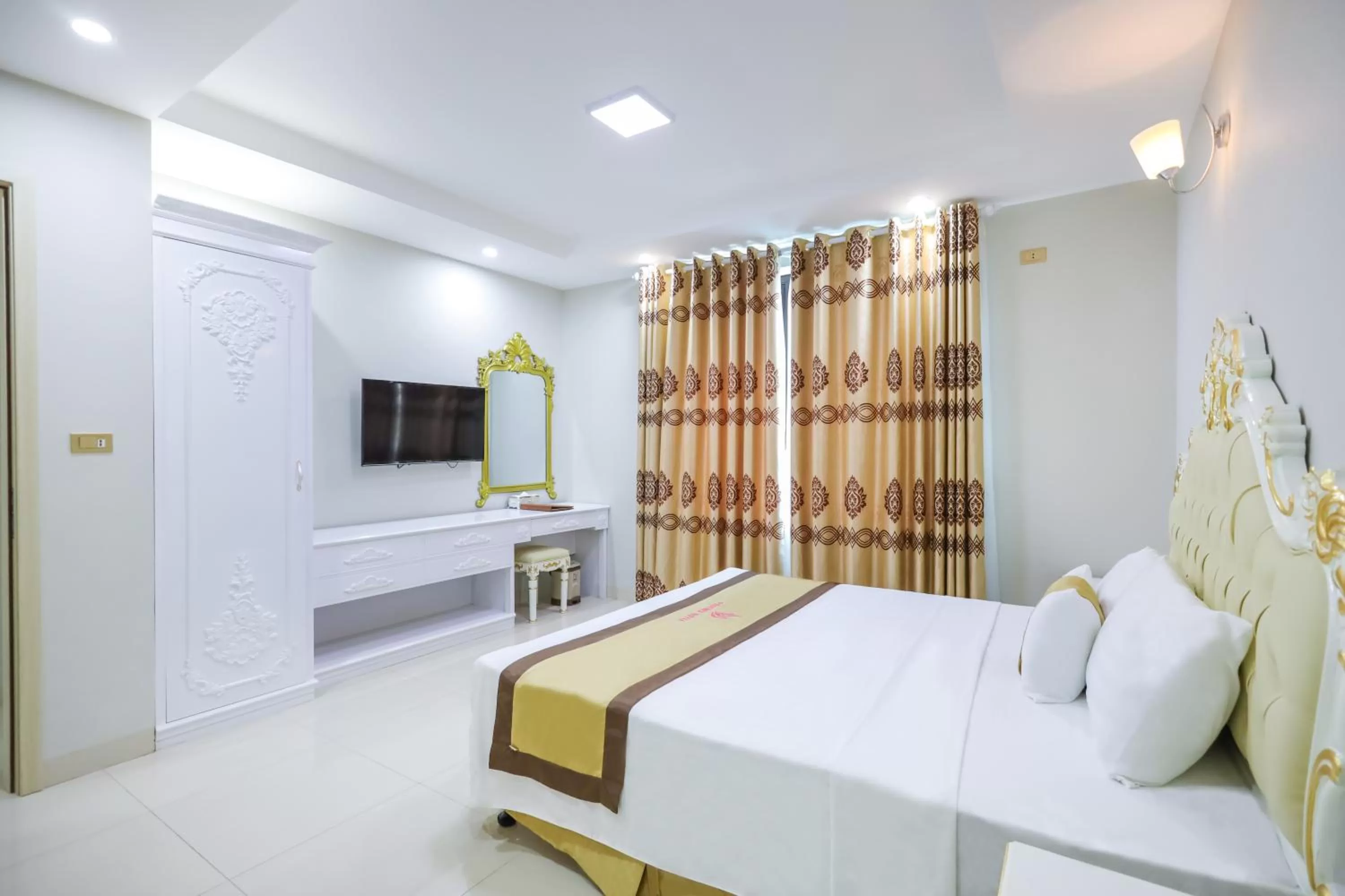 Bed in Khách Sạn Phượng Hoàng 3