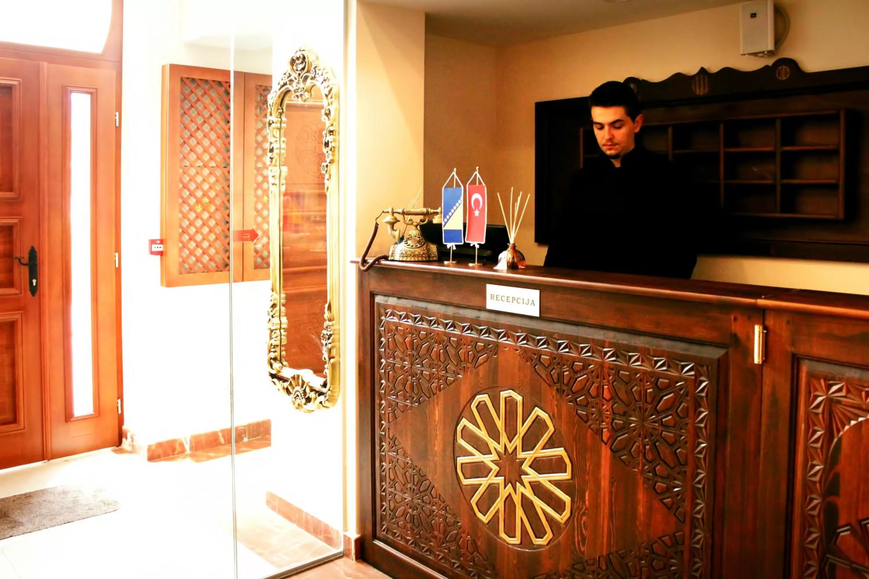 Staff in İsa Begov Hamam Hotel