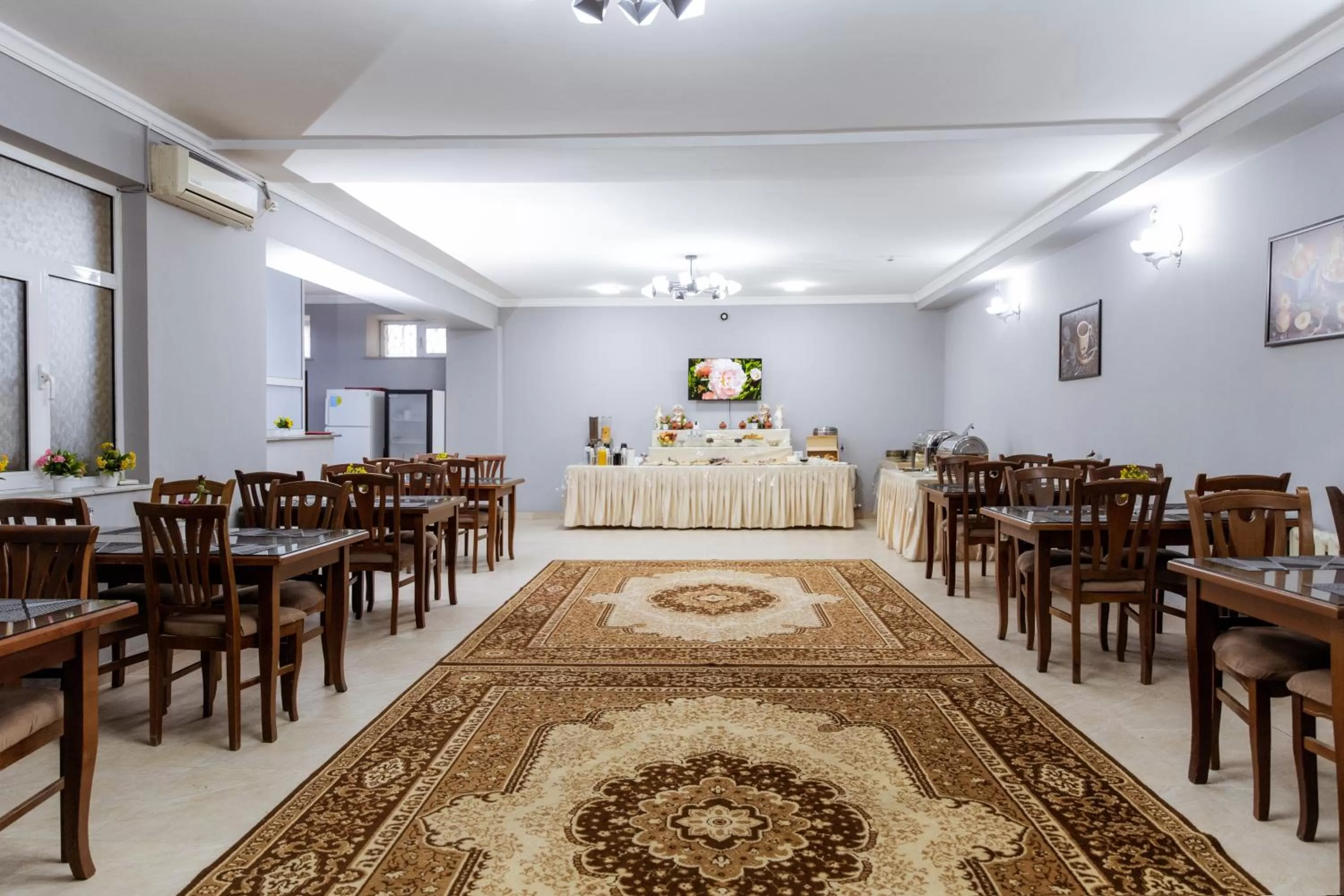 Buffet breakfast in Stella Hotel Tashkent