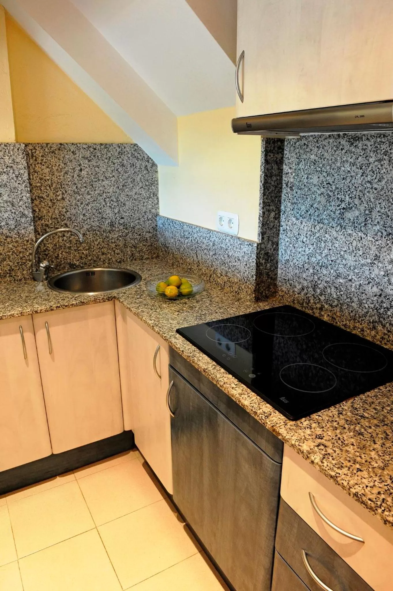 Kitchen or kitchenette in Aparthotel Marsol