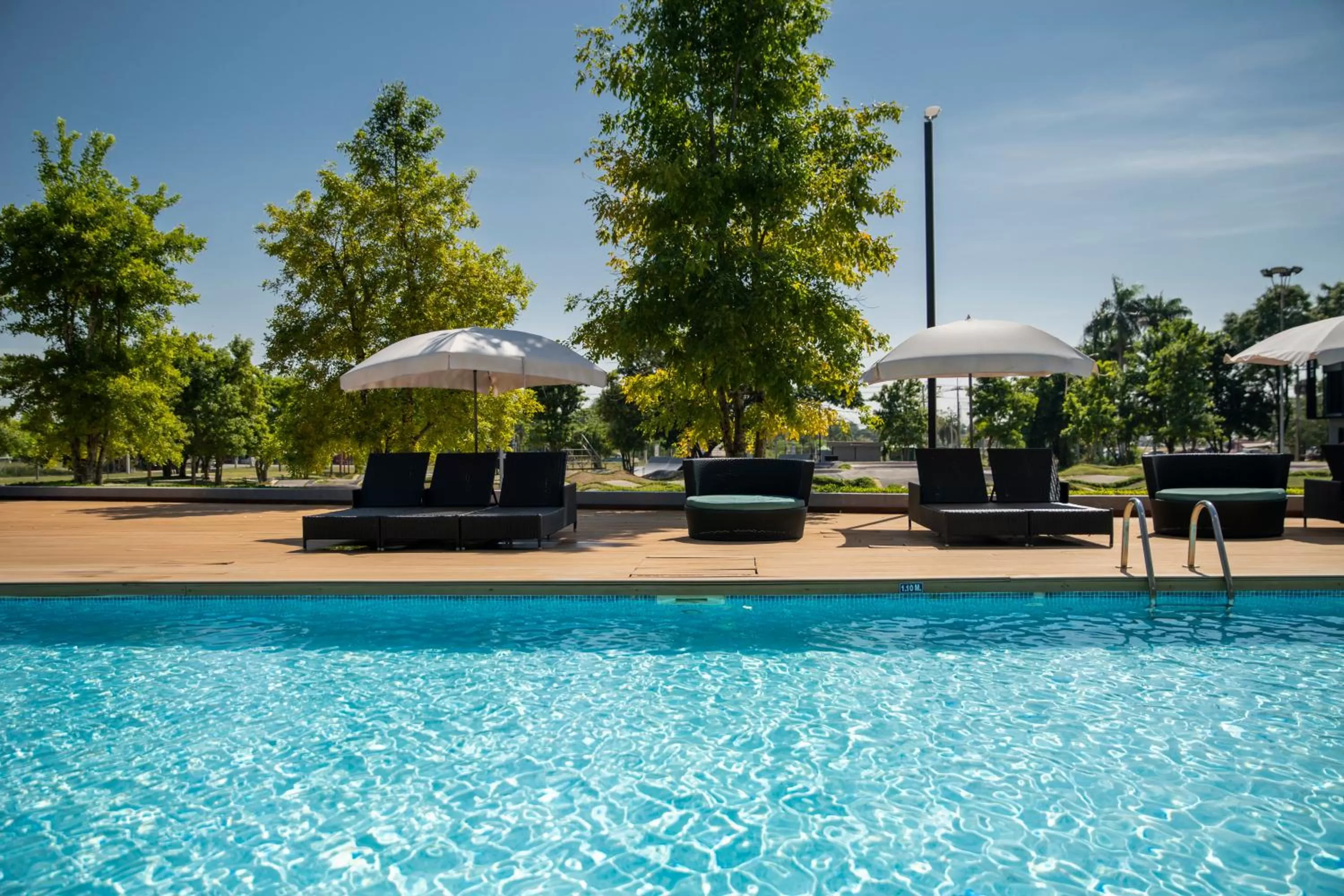 Swimming pool in The VELO'S Hotel and Pumptrack