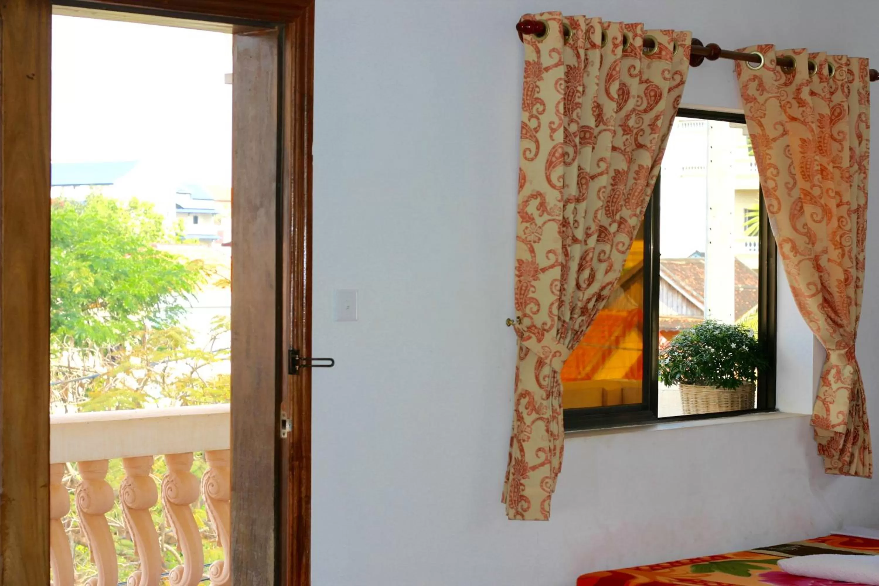 Balcony/Terrace, View in Angkor Ruby Guesthouse