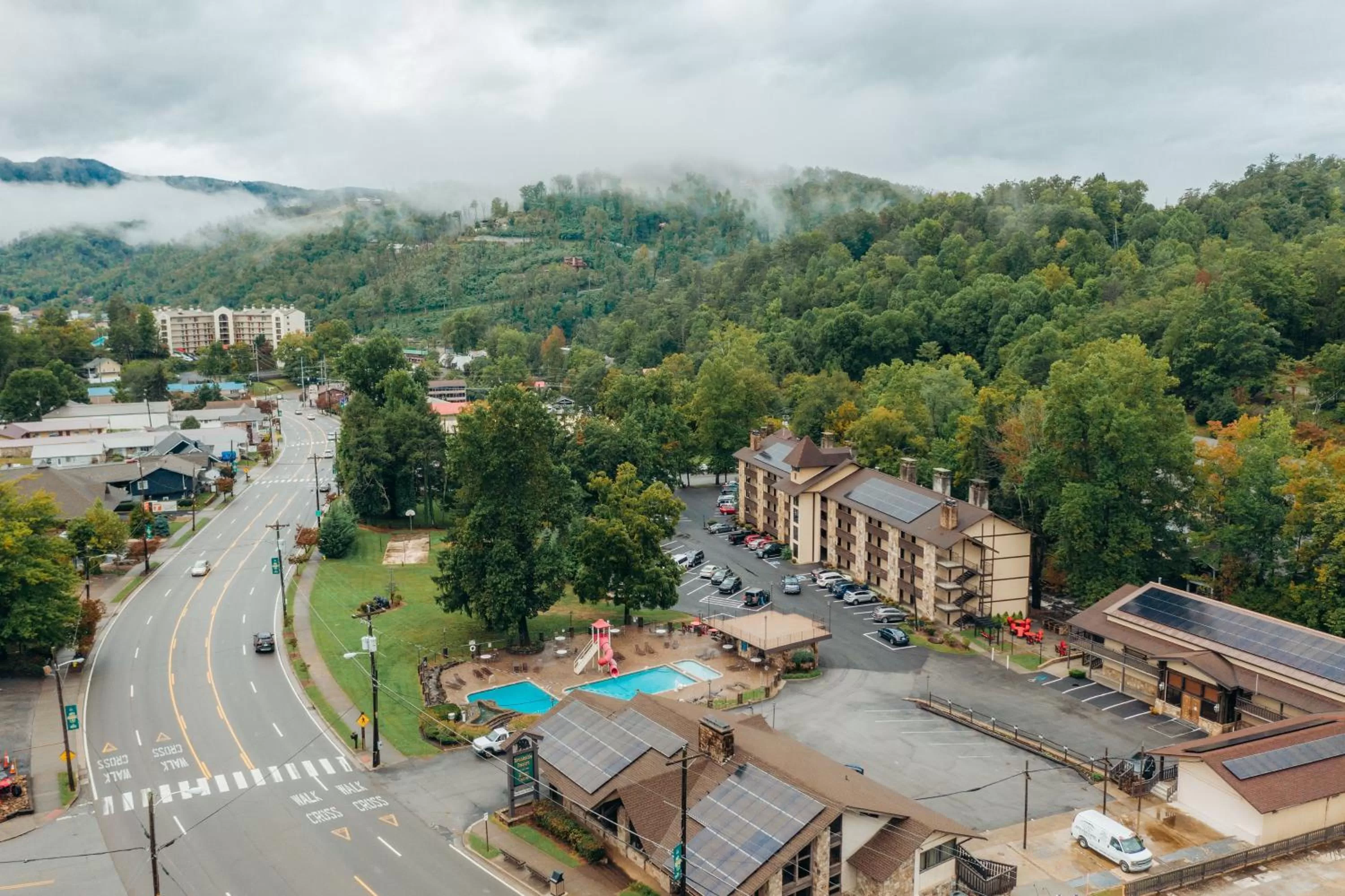 Bird's eye view in Brookside Lodge