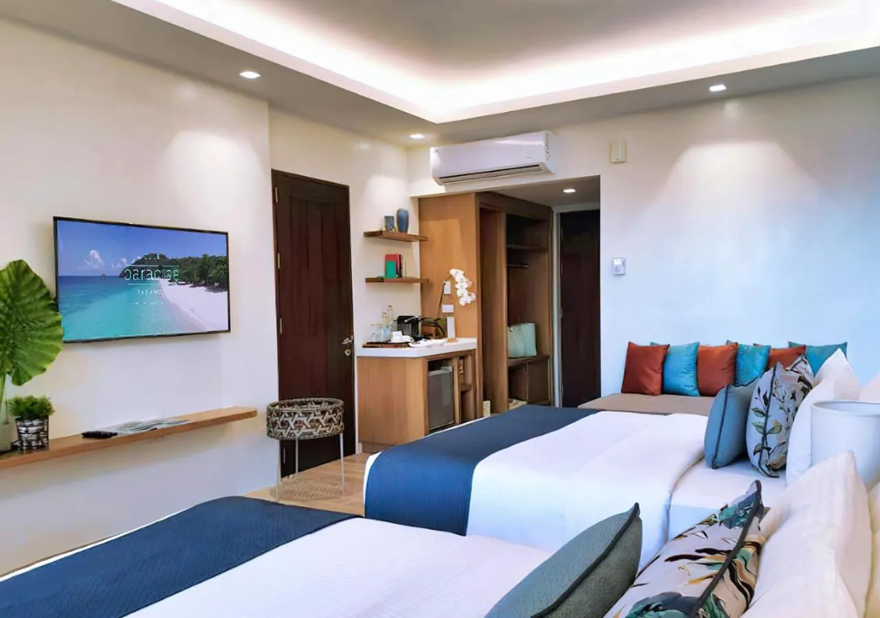 Bedroom, Bed in Discovery Coron formerly Club Paradise Palawan