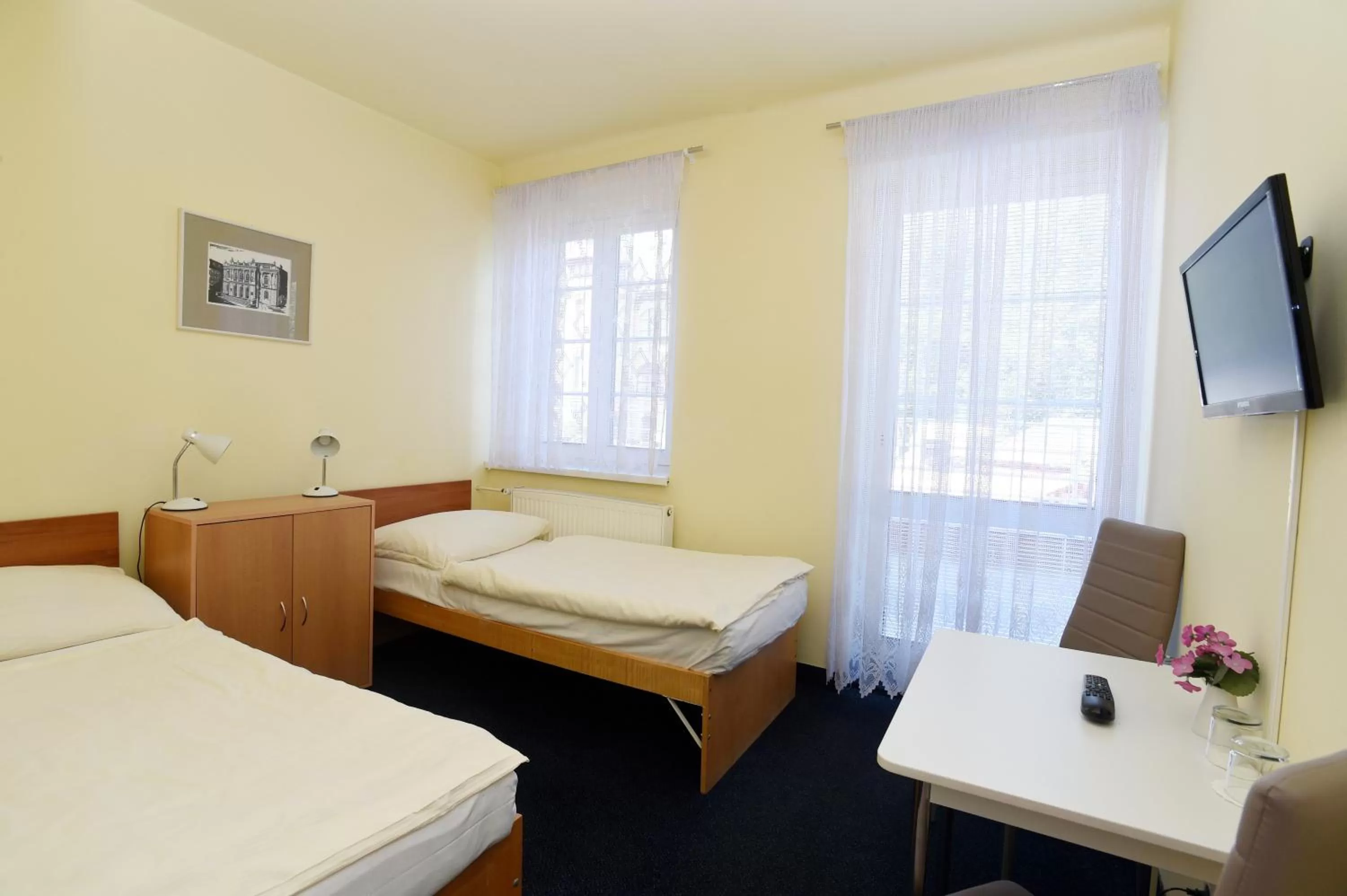 Bed in Hotel U Jezírka