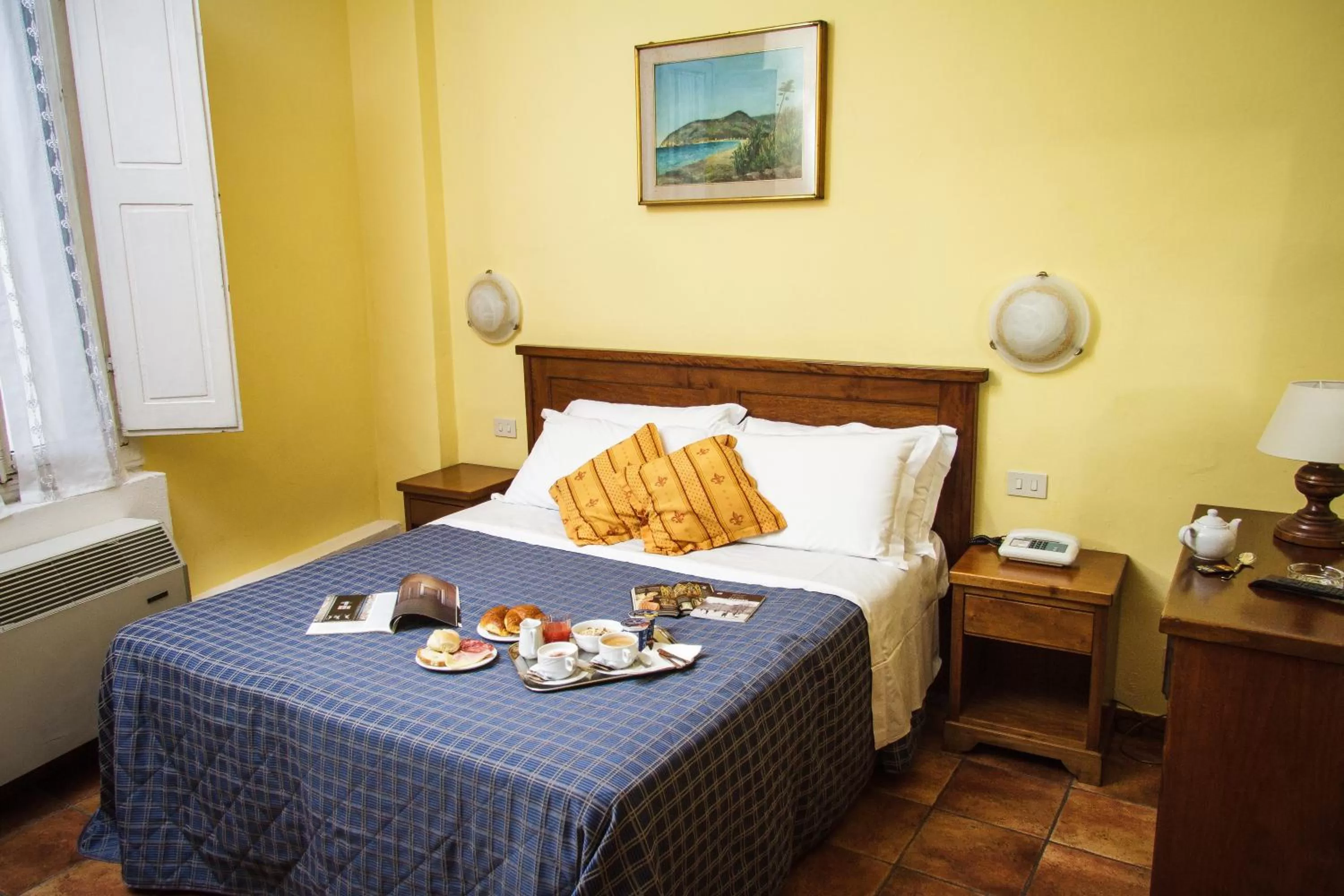 Bedroom, Bed in Hotel Nizza