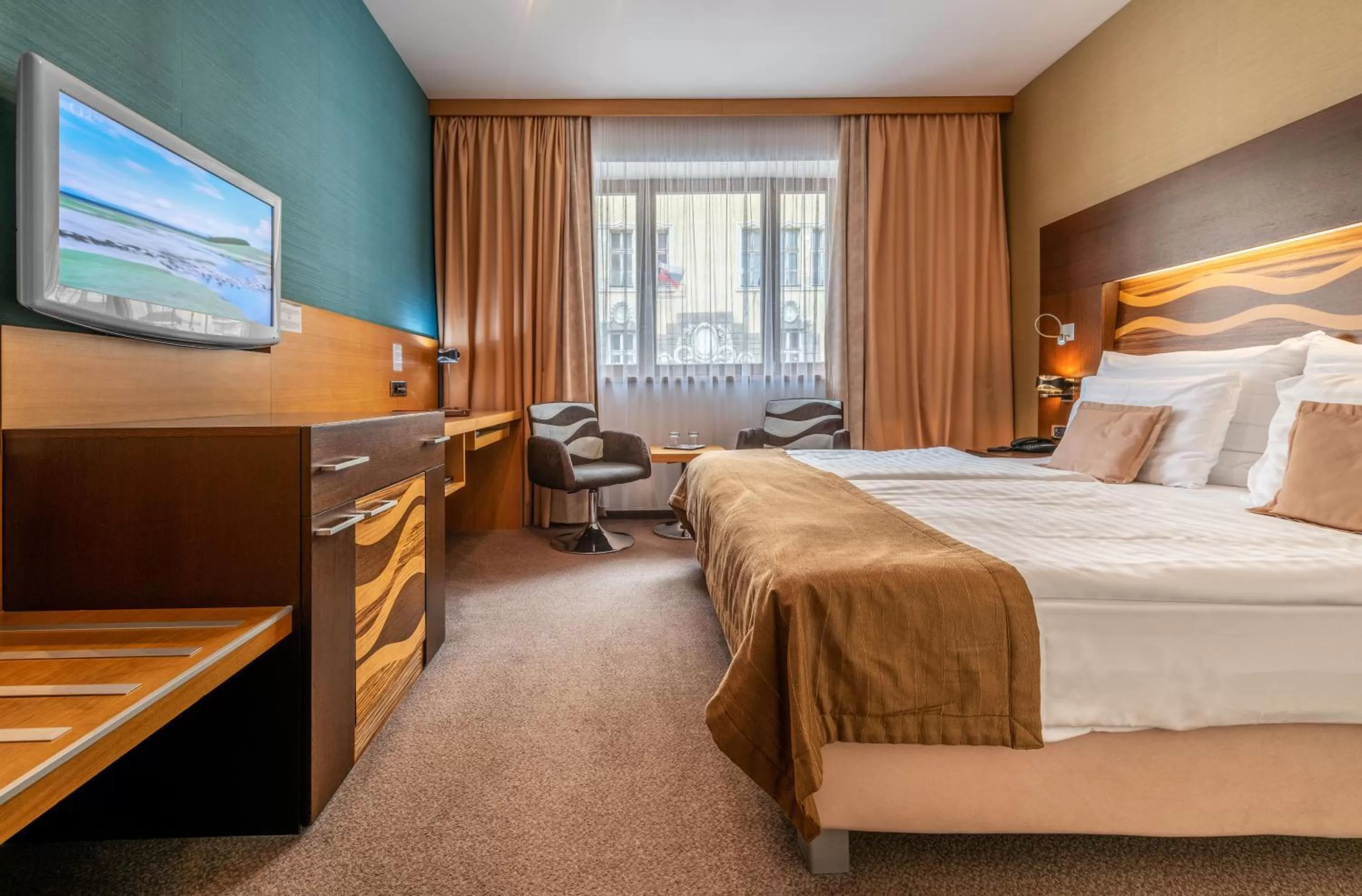 Photo of the whole room, Bed in Danubia Gate Hotel