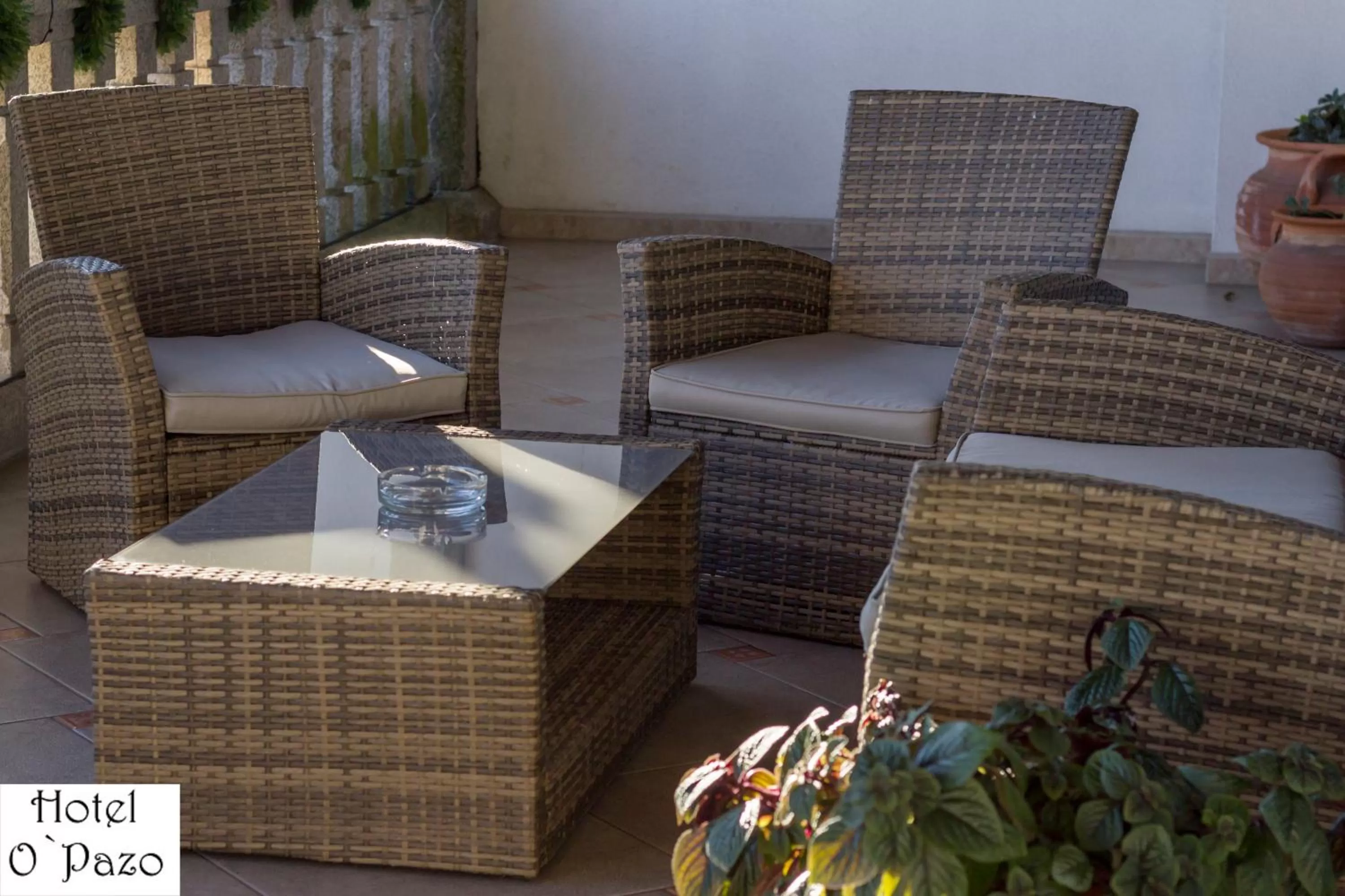 Balcony/Terrace in Hotel O'Pazo