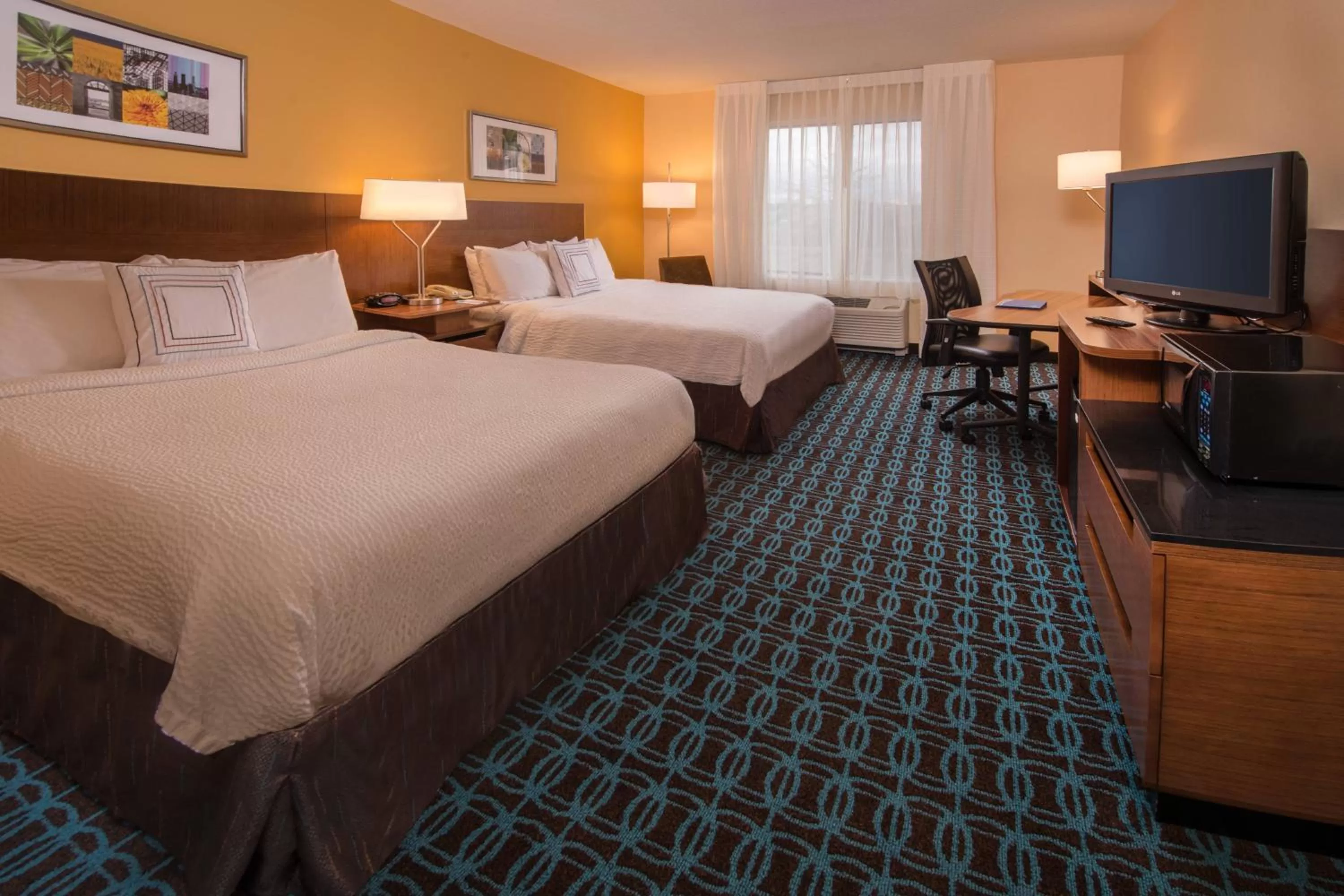 Queen Room with Two Queen Beds - Hearing Accessible in Fairfield Inn Dulles Airport Chantilly