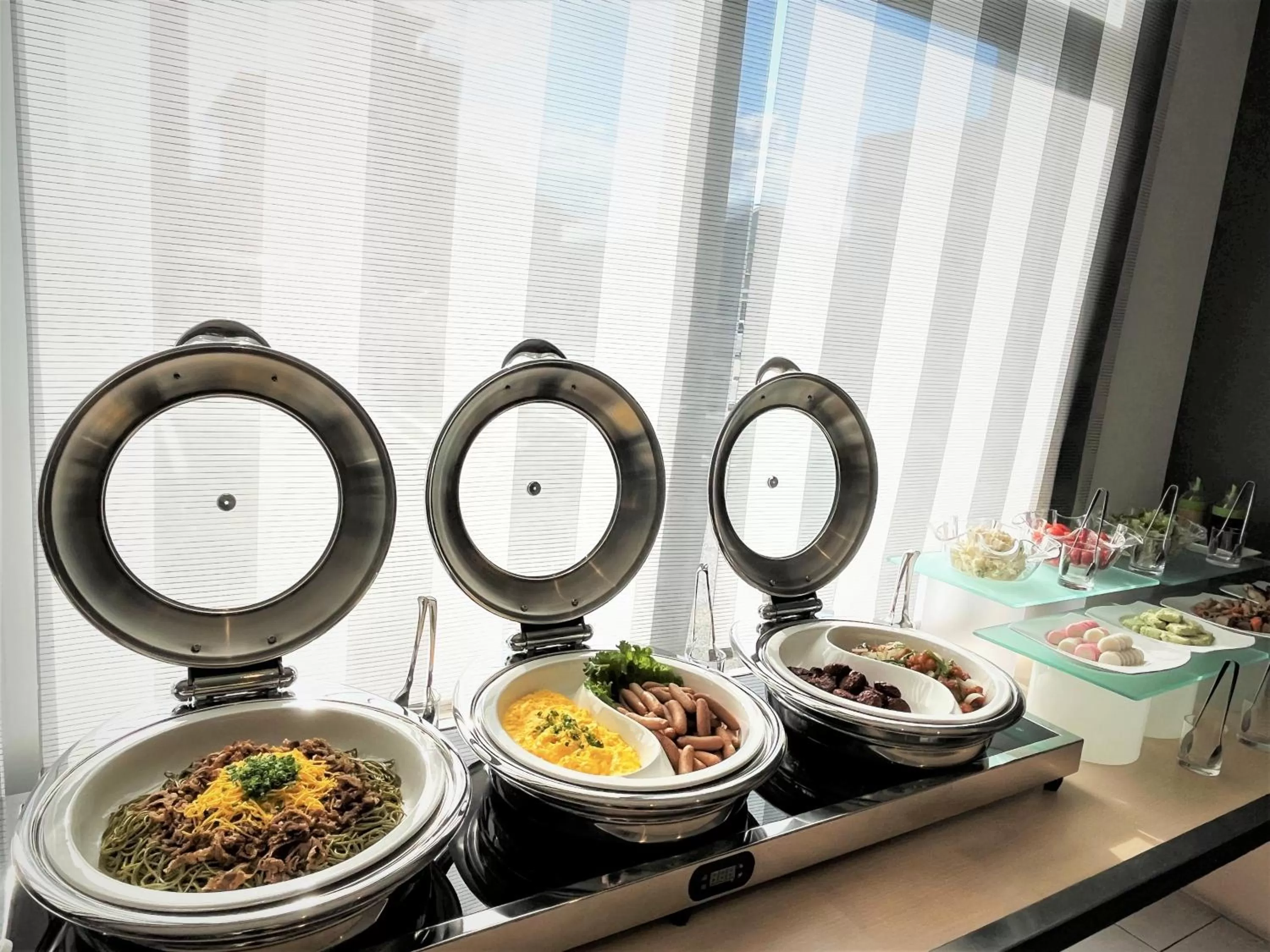 Buffet breakfast in Green Rich Hotel Yamaguchi Yuda Onsen