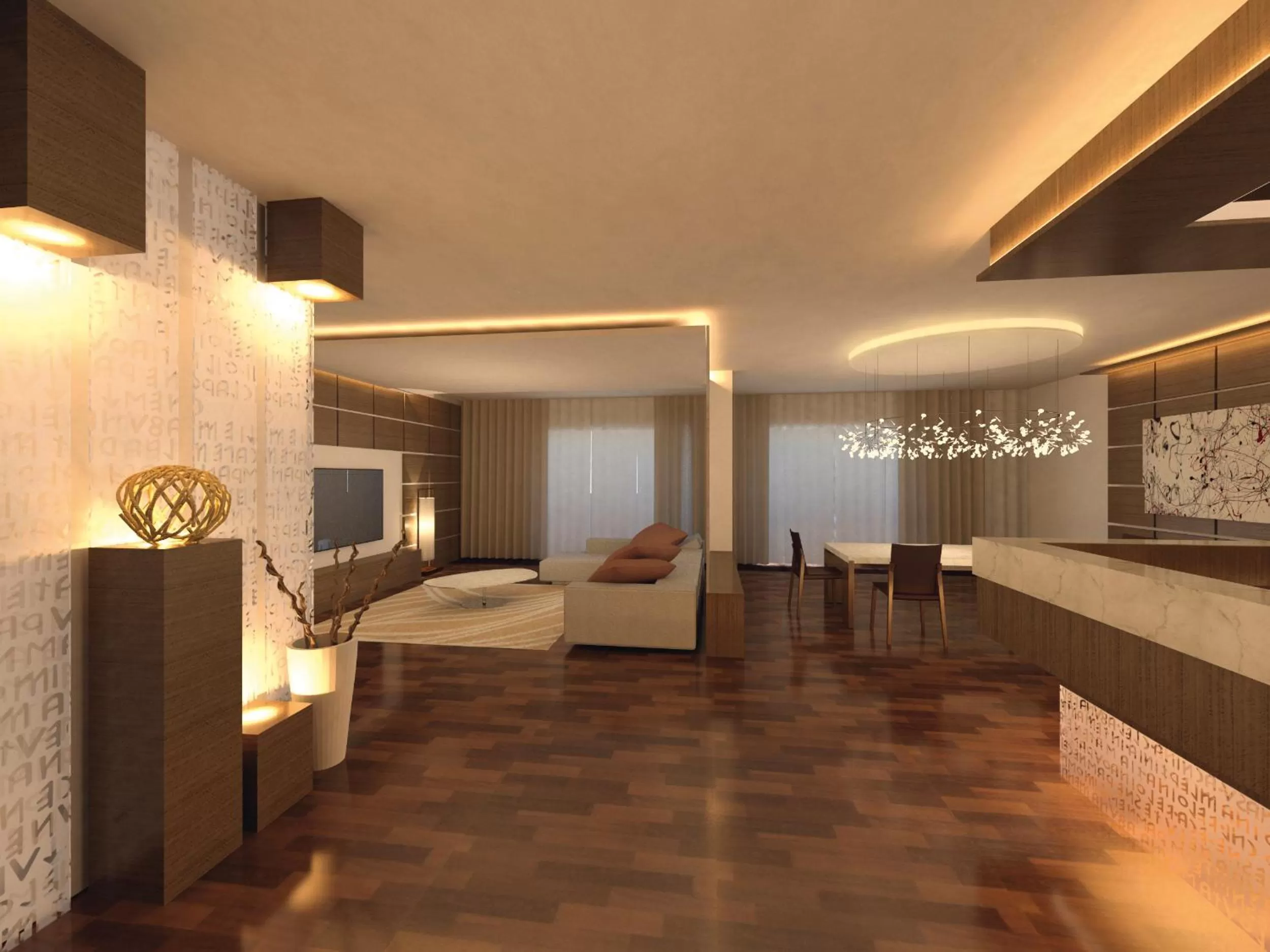 Dining area, Bed in Mövenpick Hotel du Lac Tunis