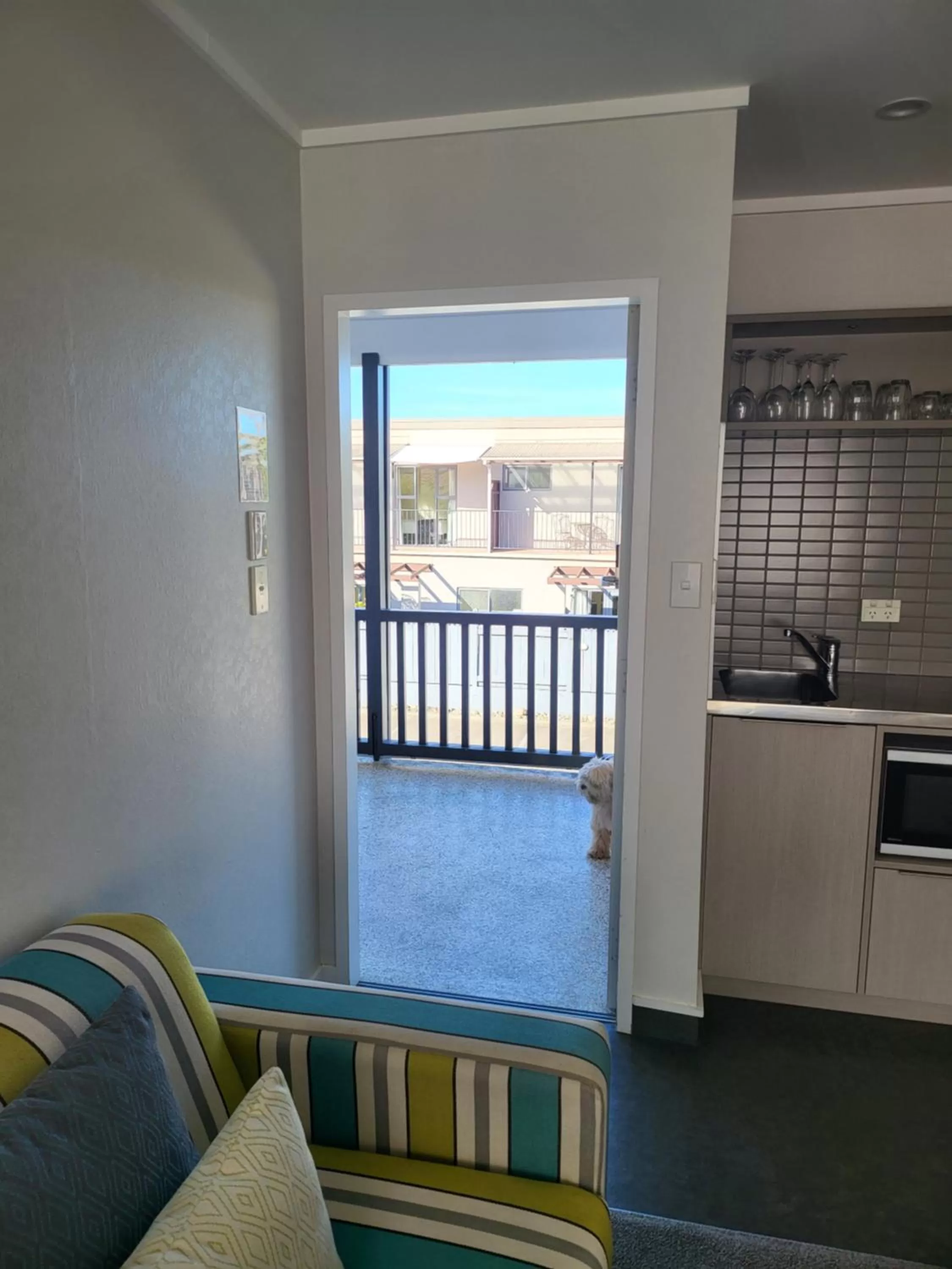 View (from property/room) in ASURE Destiny on Fitzherbert Motel