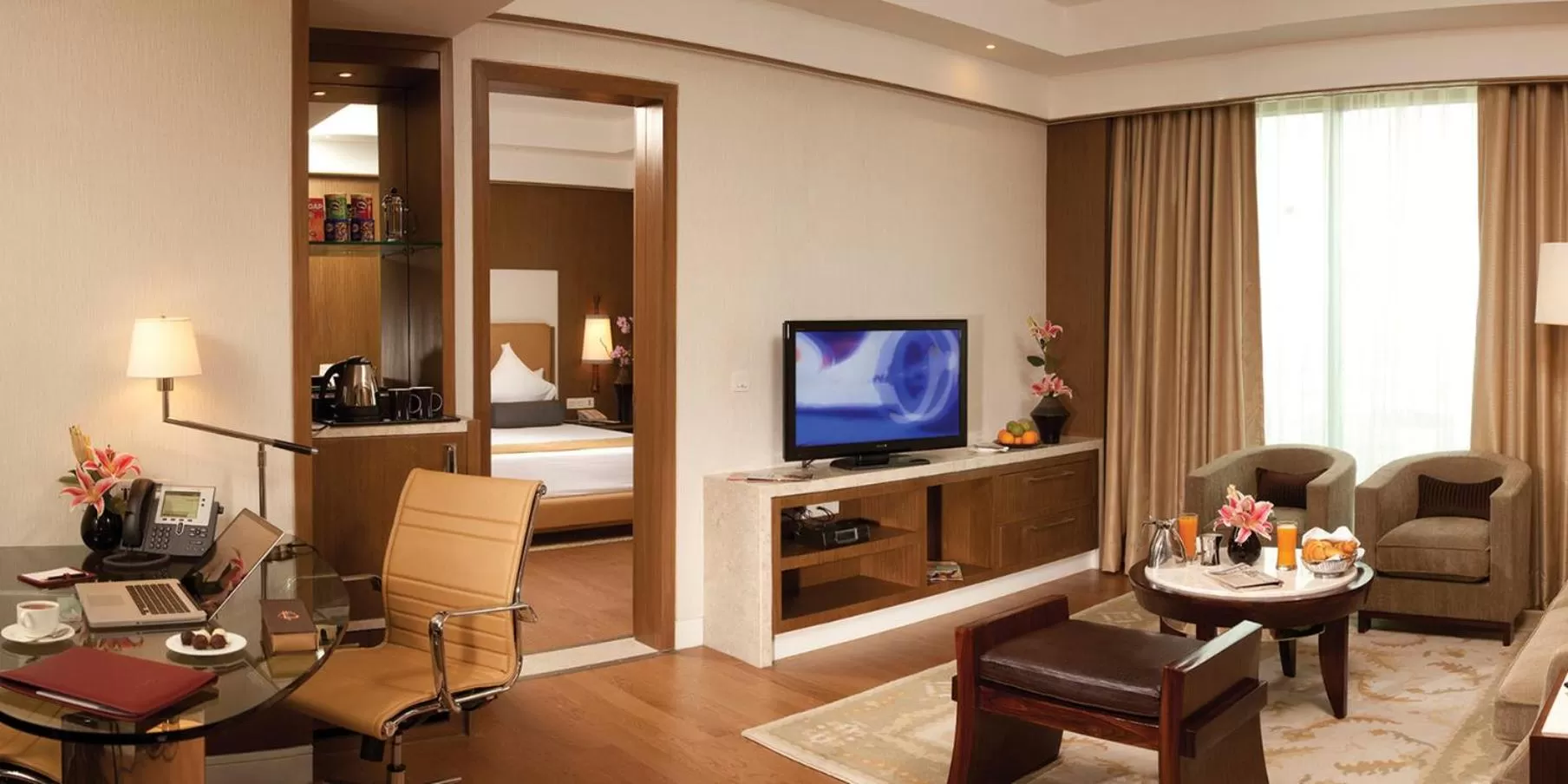 Bedroom in Crowne Plaza New Delhi Okhla by IHG